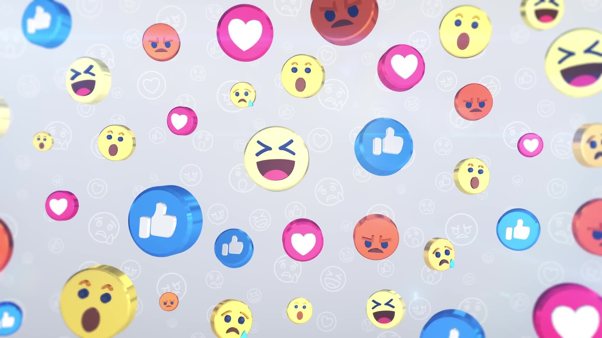 Simple Social Emoji Scene