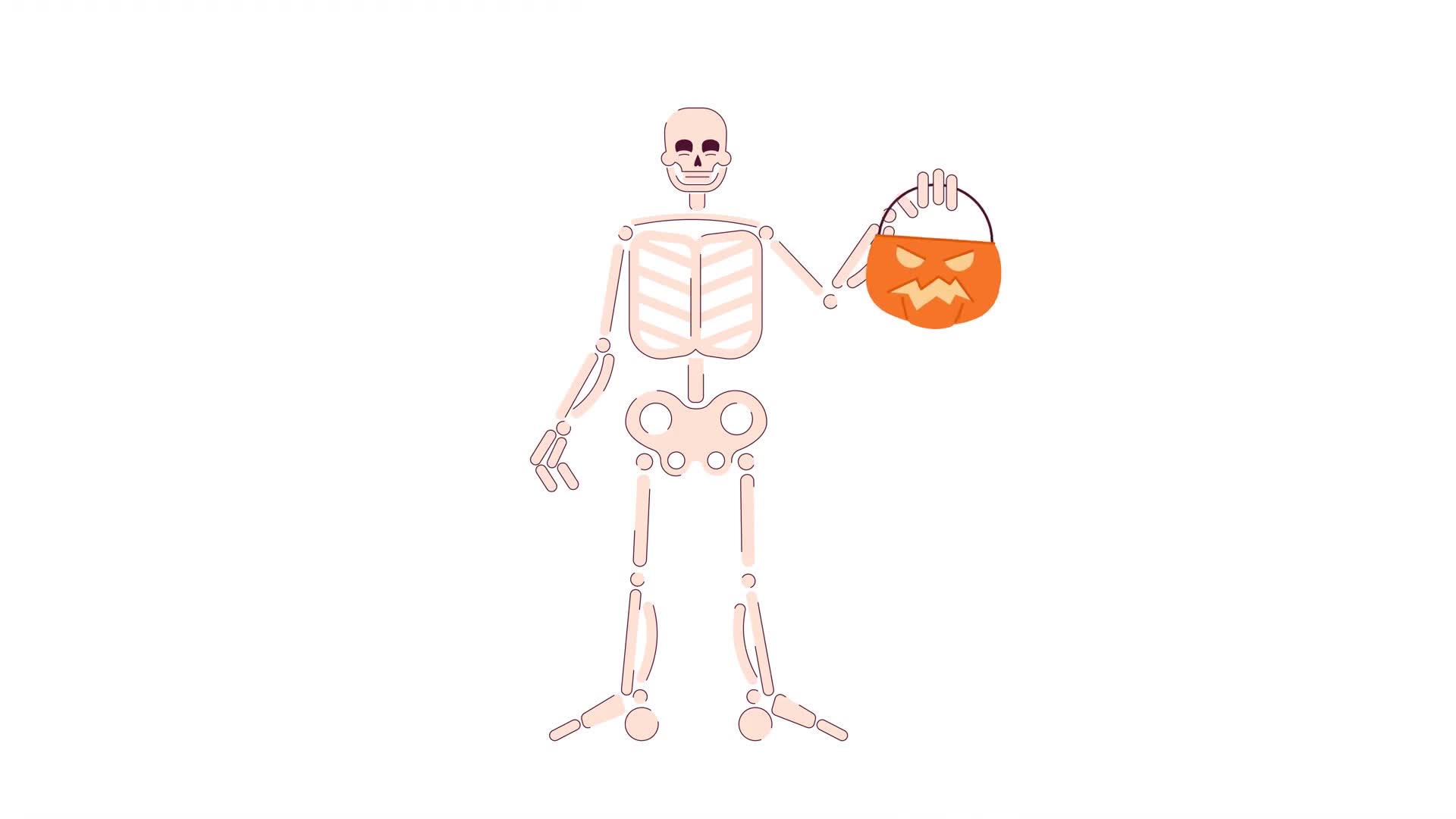 Skeleton Halloween Animation
