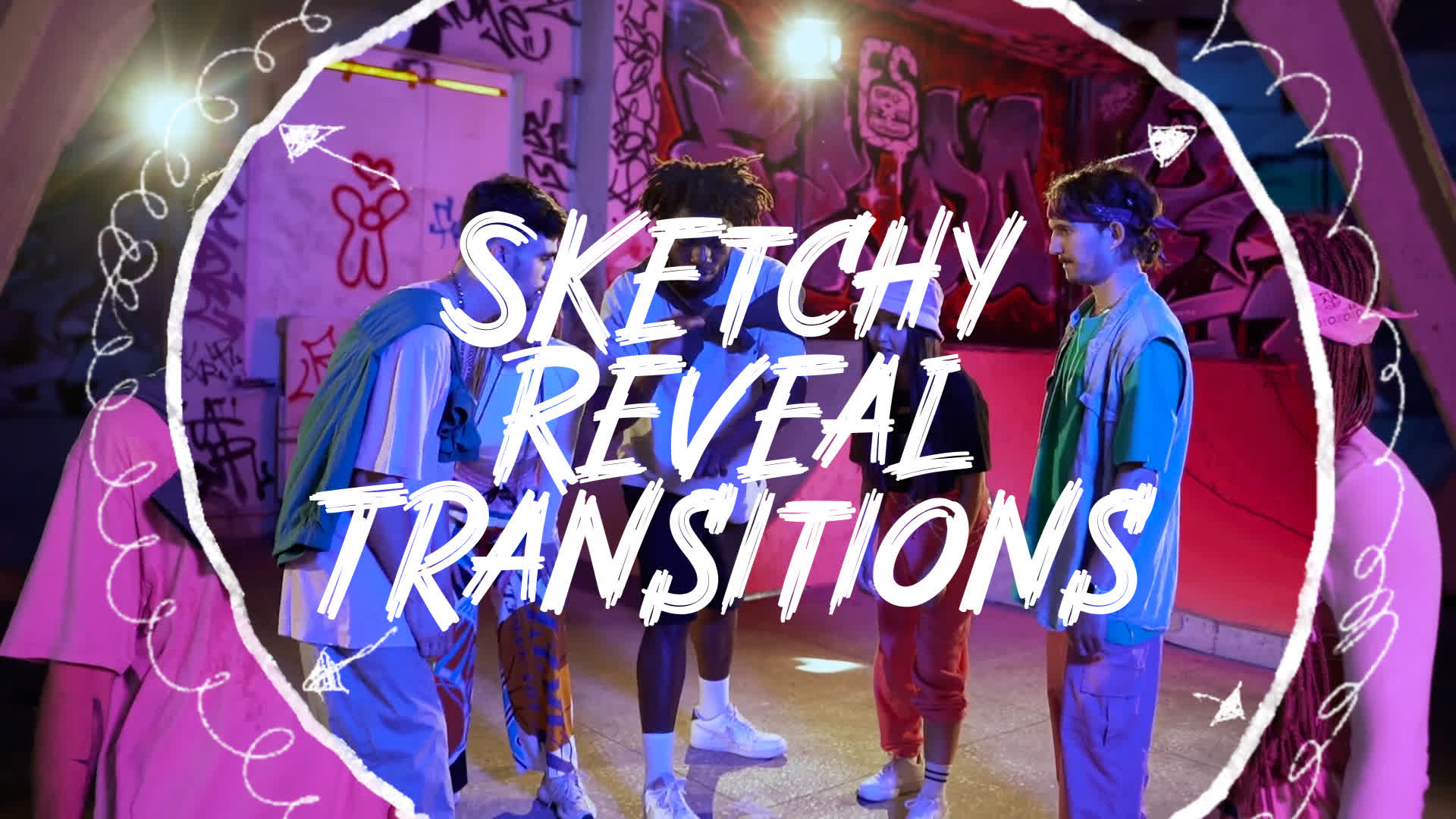 Sketchy Reveal Transitions Pack