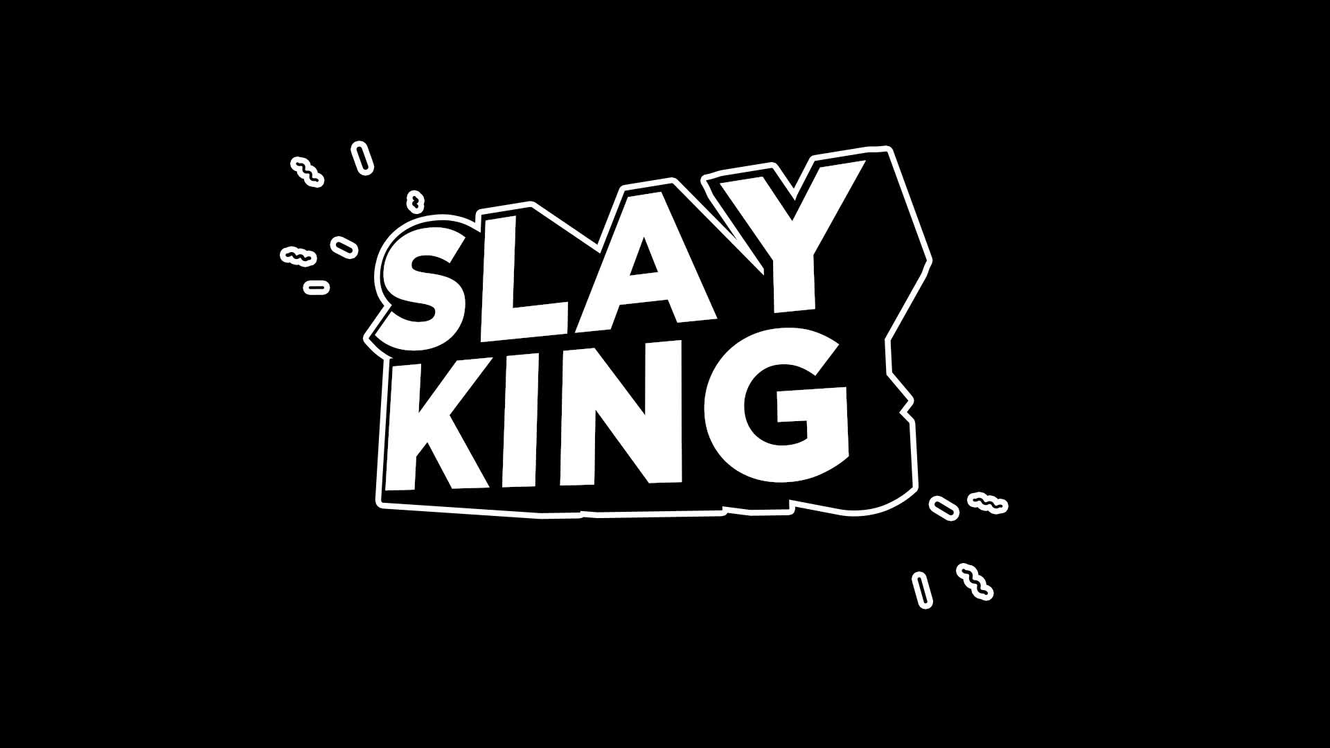 Slay King - Cartoon Text