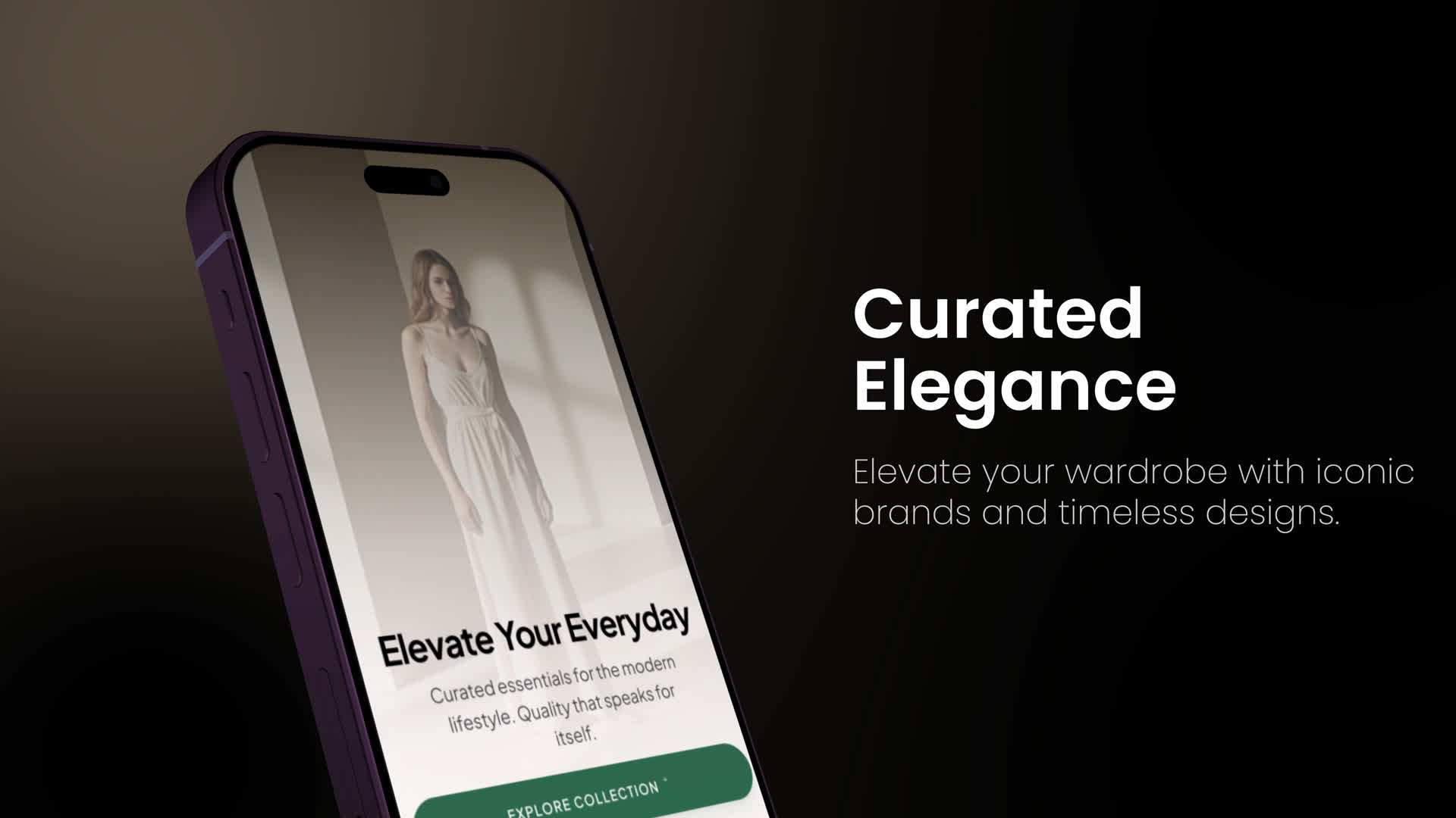 Sleek Camera Reveal and Split Floating UI Display