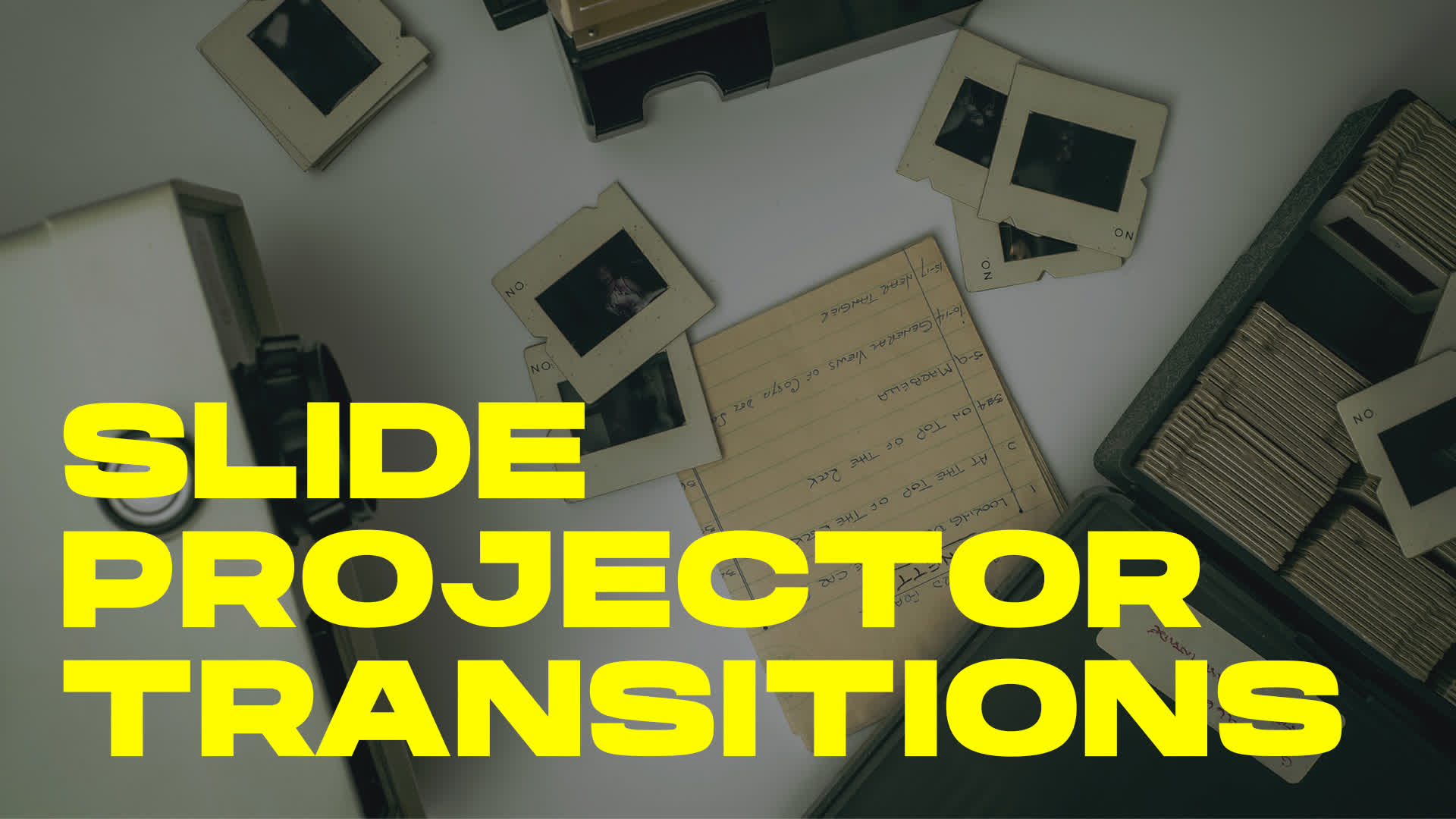 Slide Projector Transitions