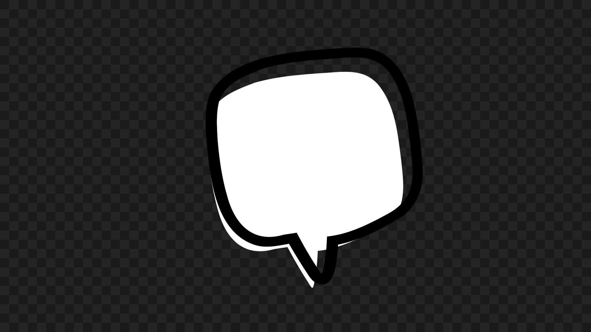 Small Squared Speech Bubble