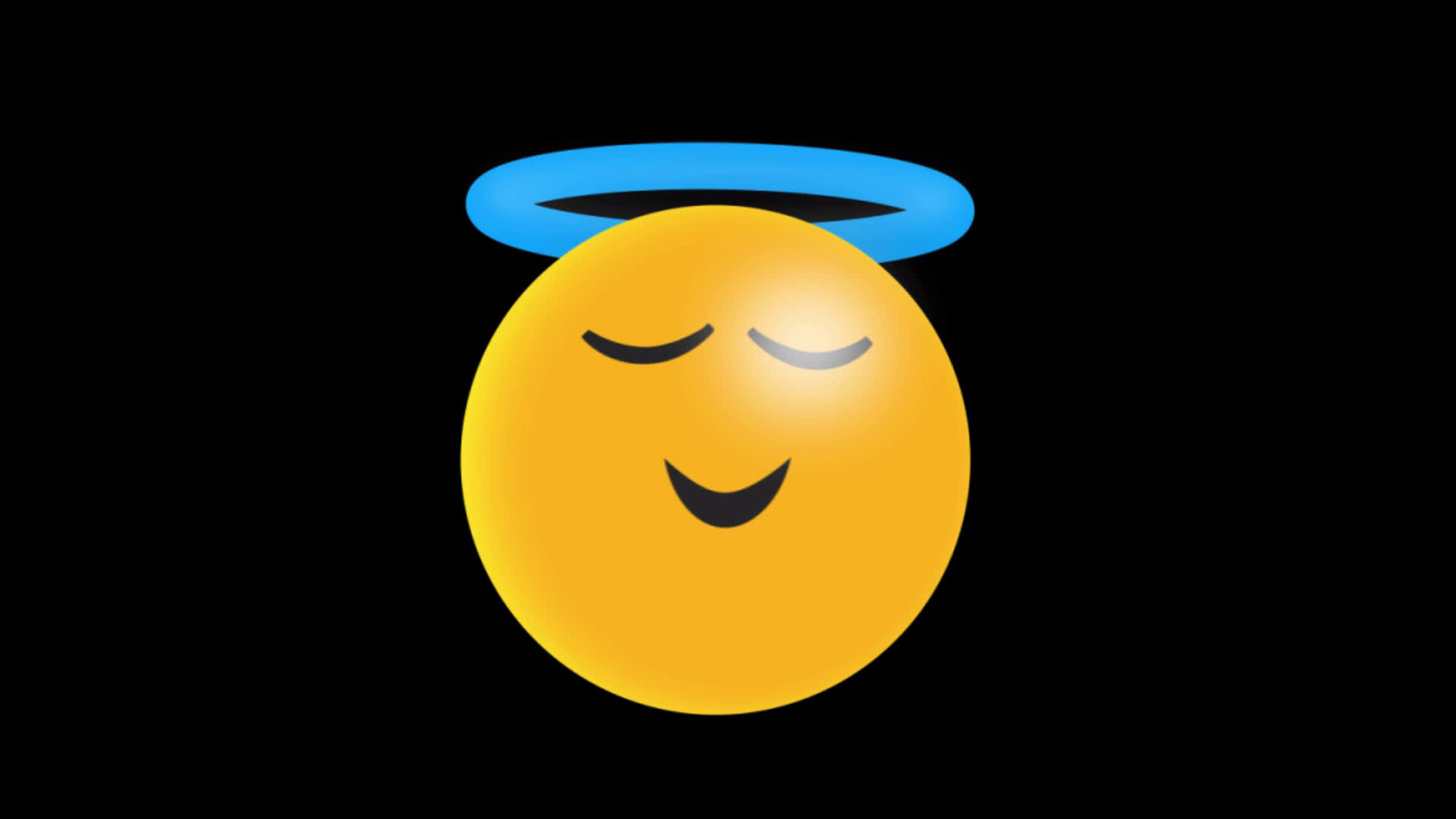 Smiling with Halo Emoji