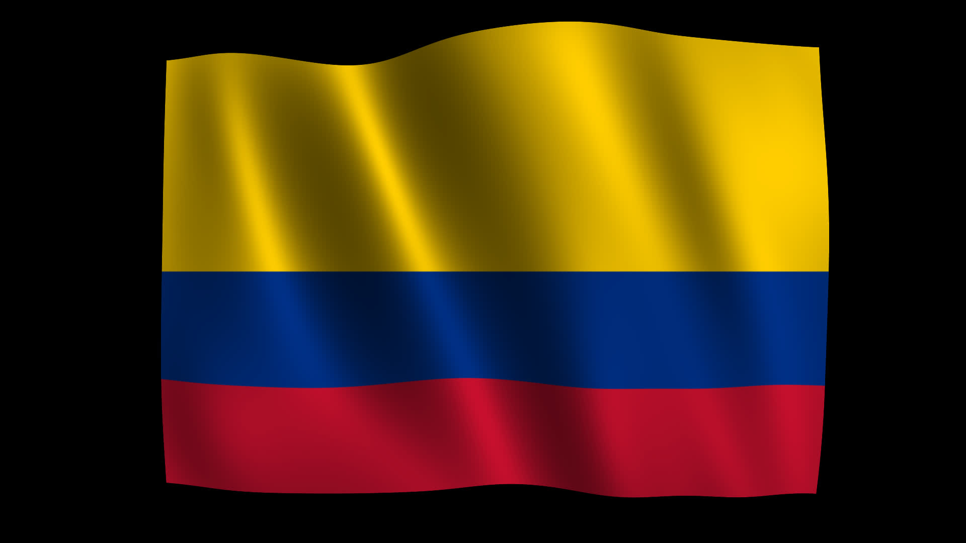 Smooth Waving Colombia Flag