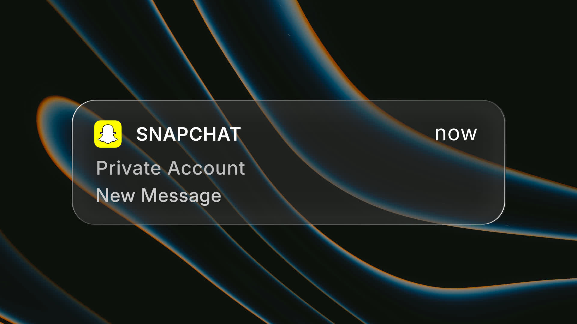 Snapchat Notify Popup UI