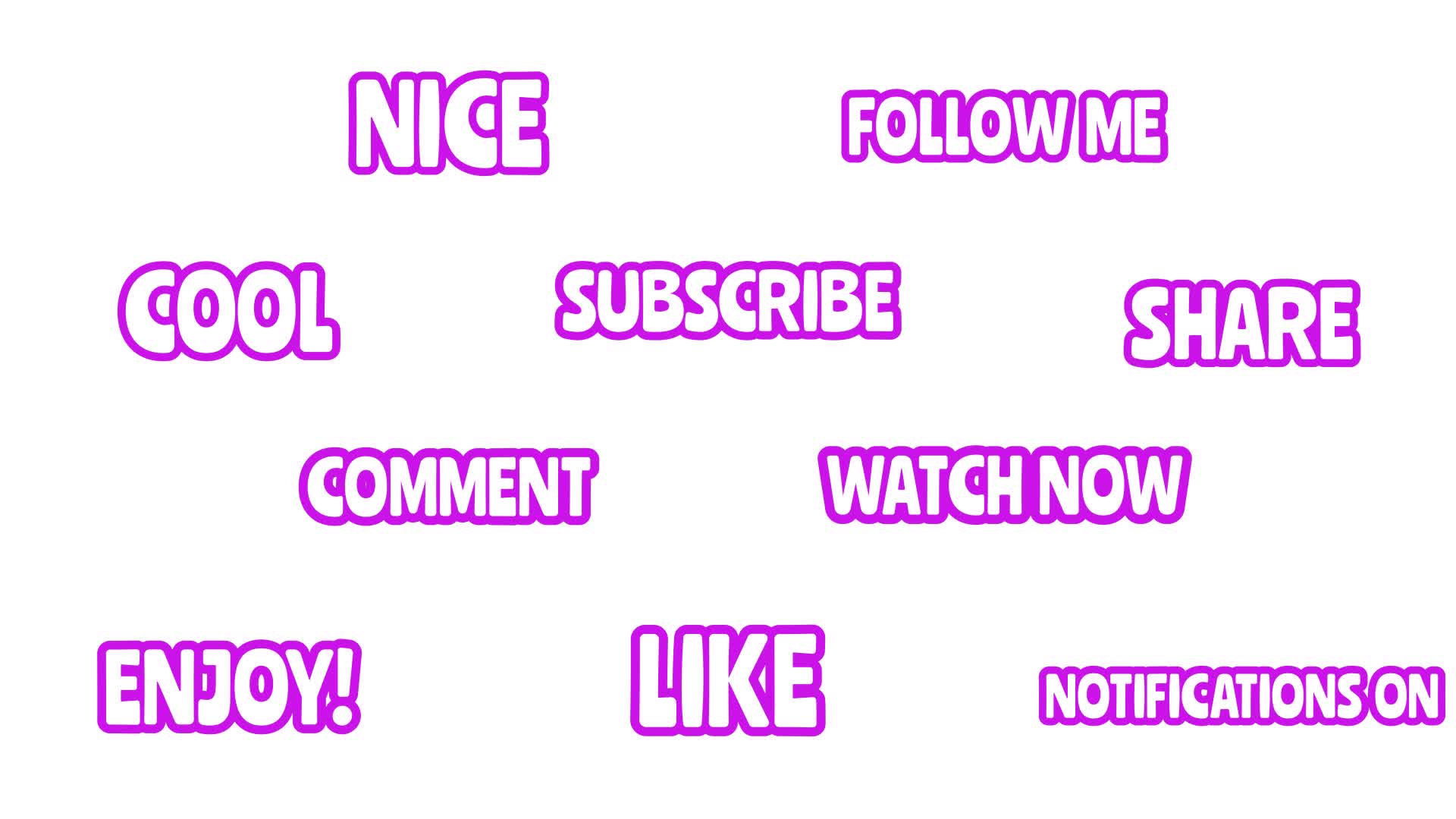 Social Media Bouncy Bubble Reactions