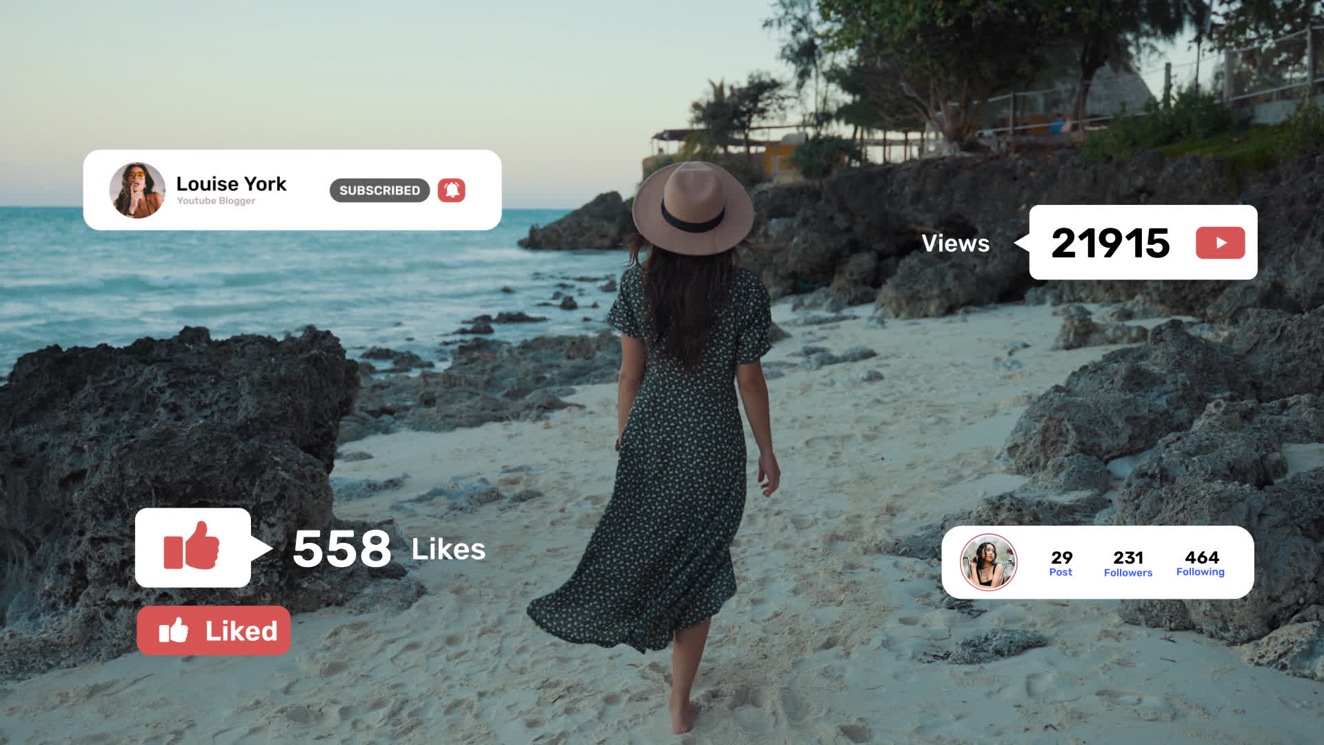 Bold Social Media Elements
