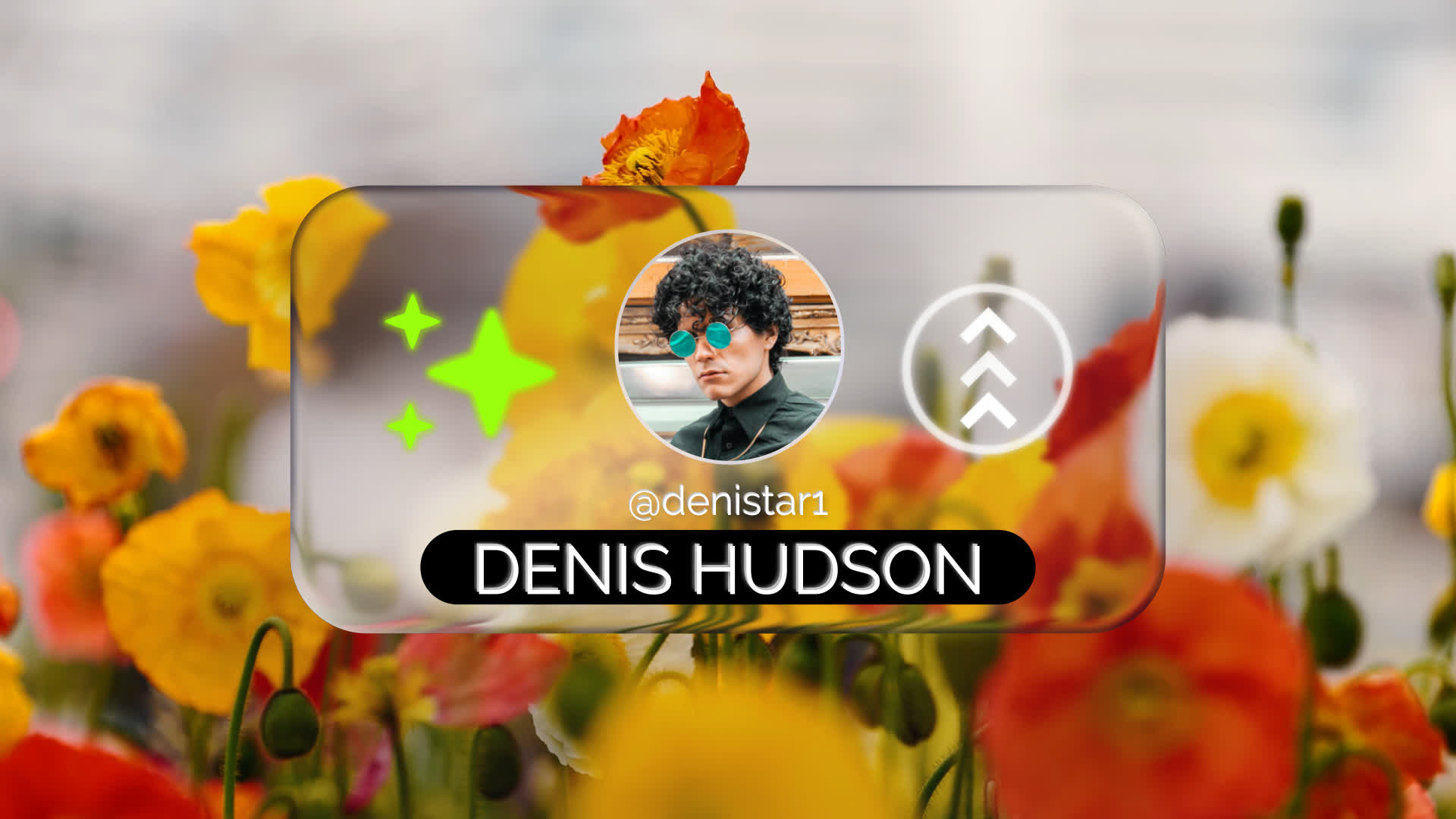 Social Media Glass Titles