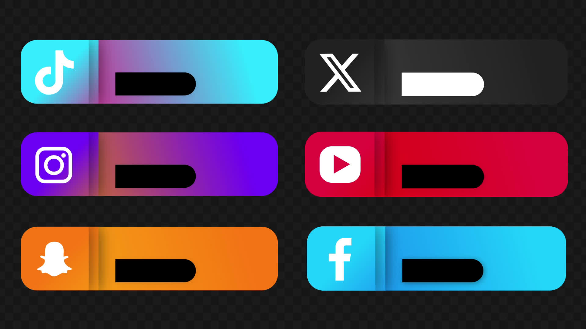 Social Media Lower Thirds Pack