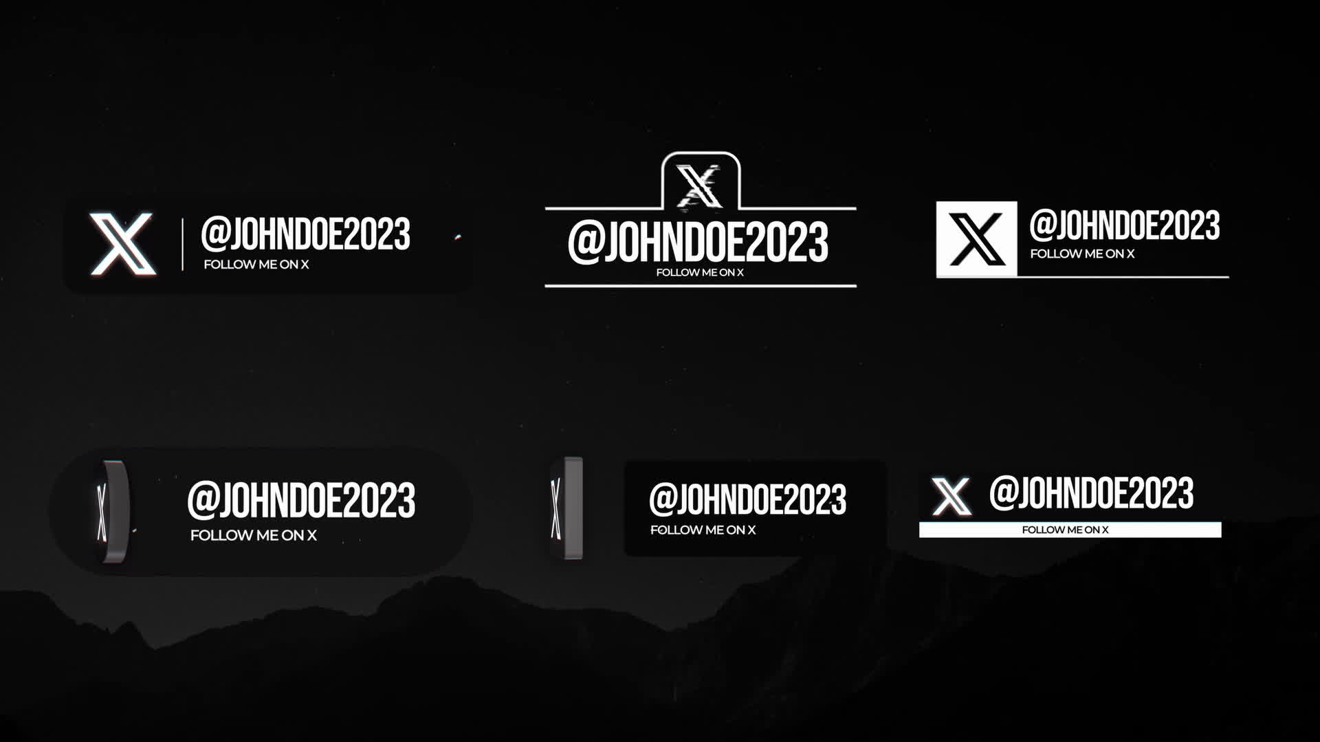 Social Media X Lowerthirds