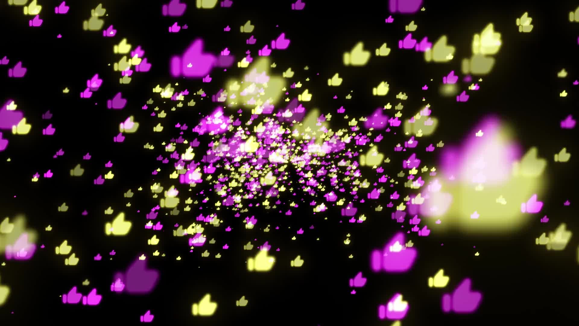 Social Thumbs Up Background