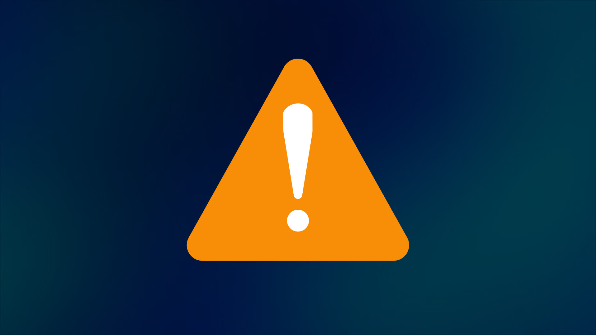 Soft Rounded Triangle Alert Sign