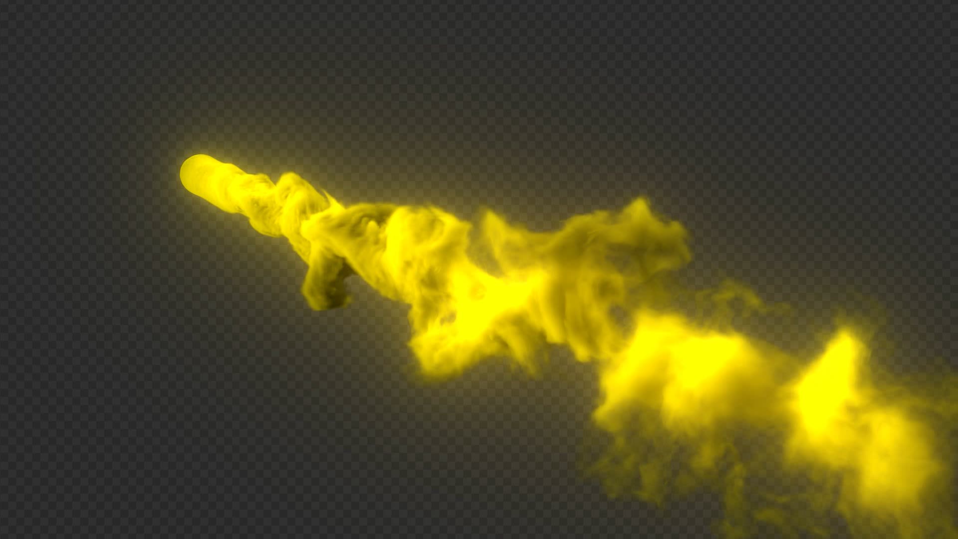 Sparkling Magic Pass-By Effect on Alpha