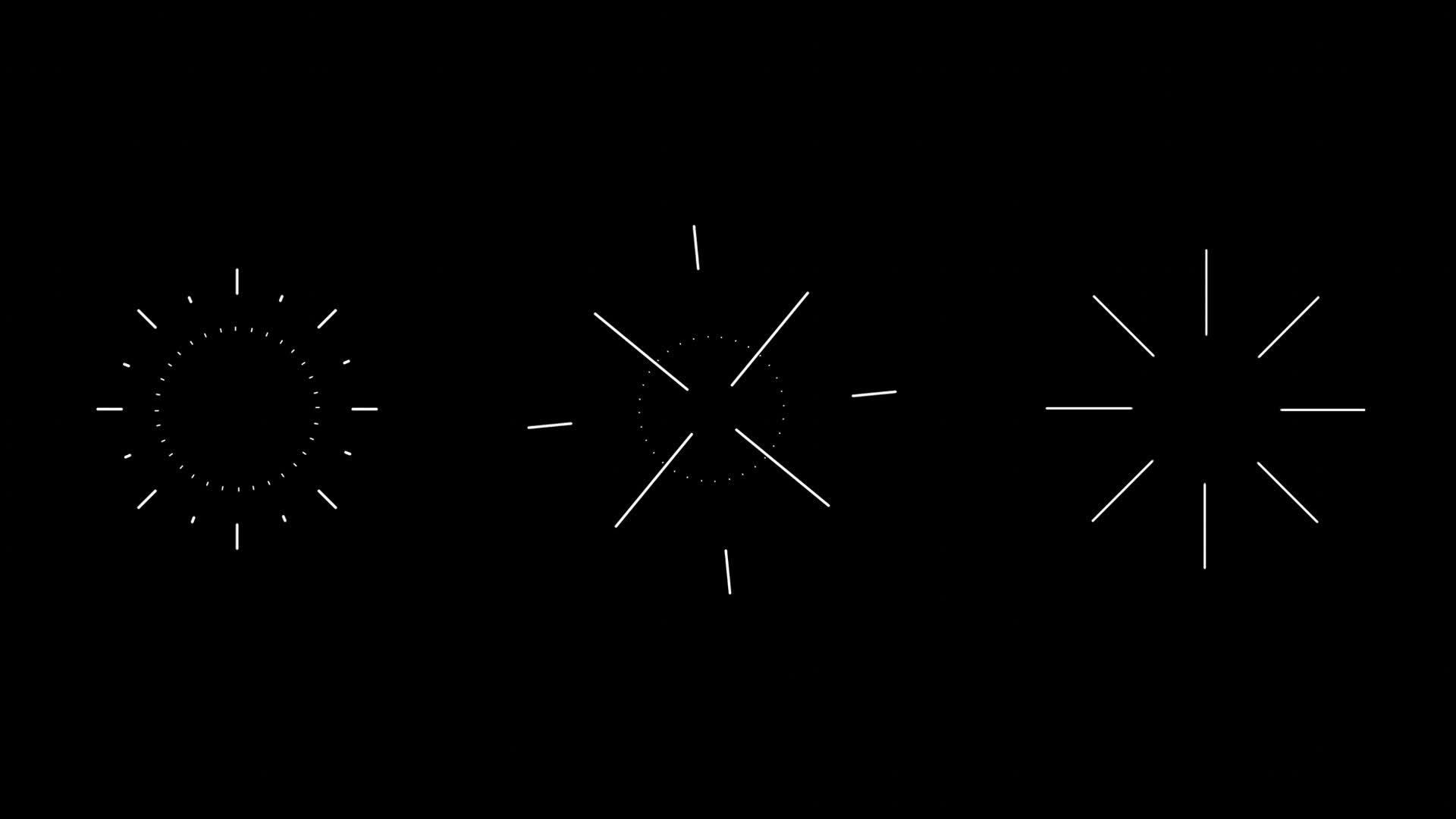 Sparks Circle Burst