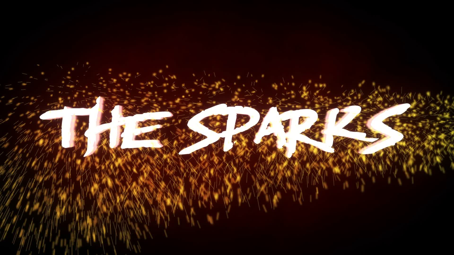 Sparks Electricity Particles Title
