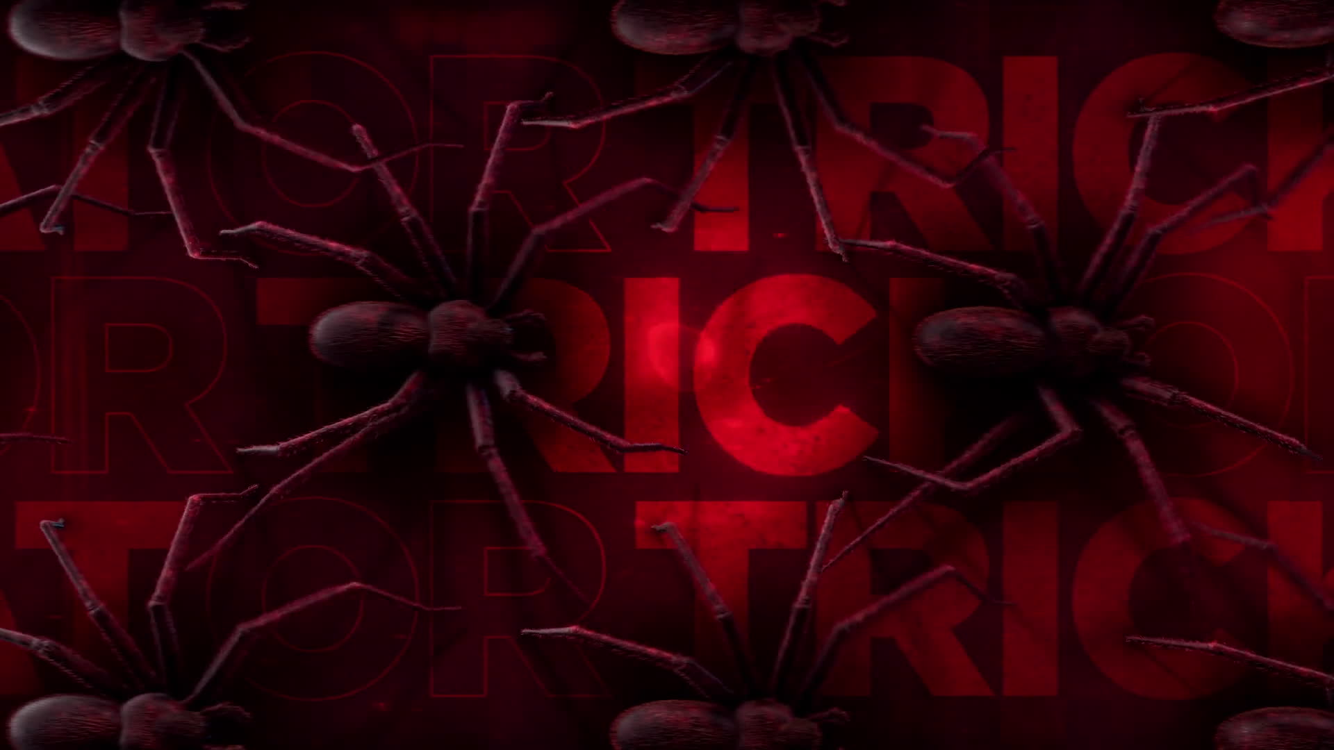 Scary Spiders Trick Or Treat Background