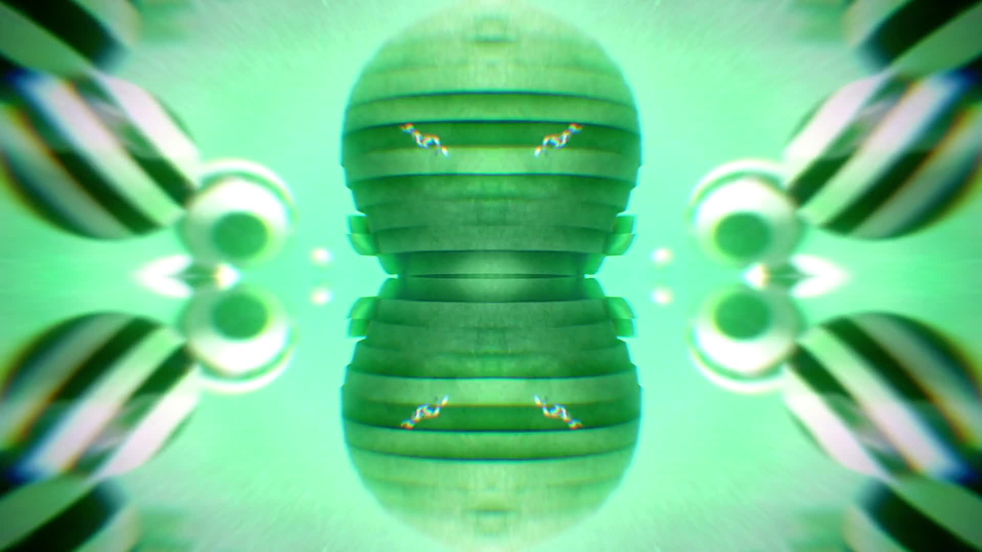 Spinning Head Kaleidoscopic Sculpture