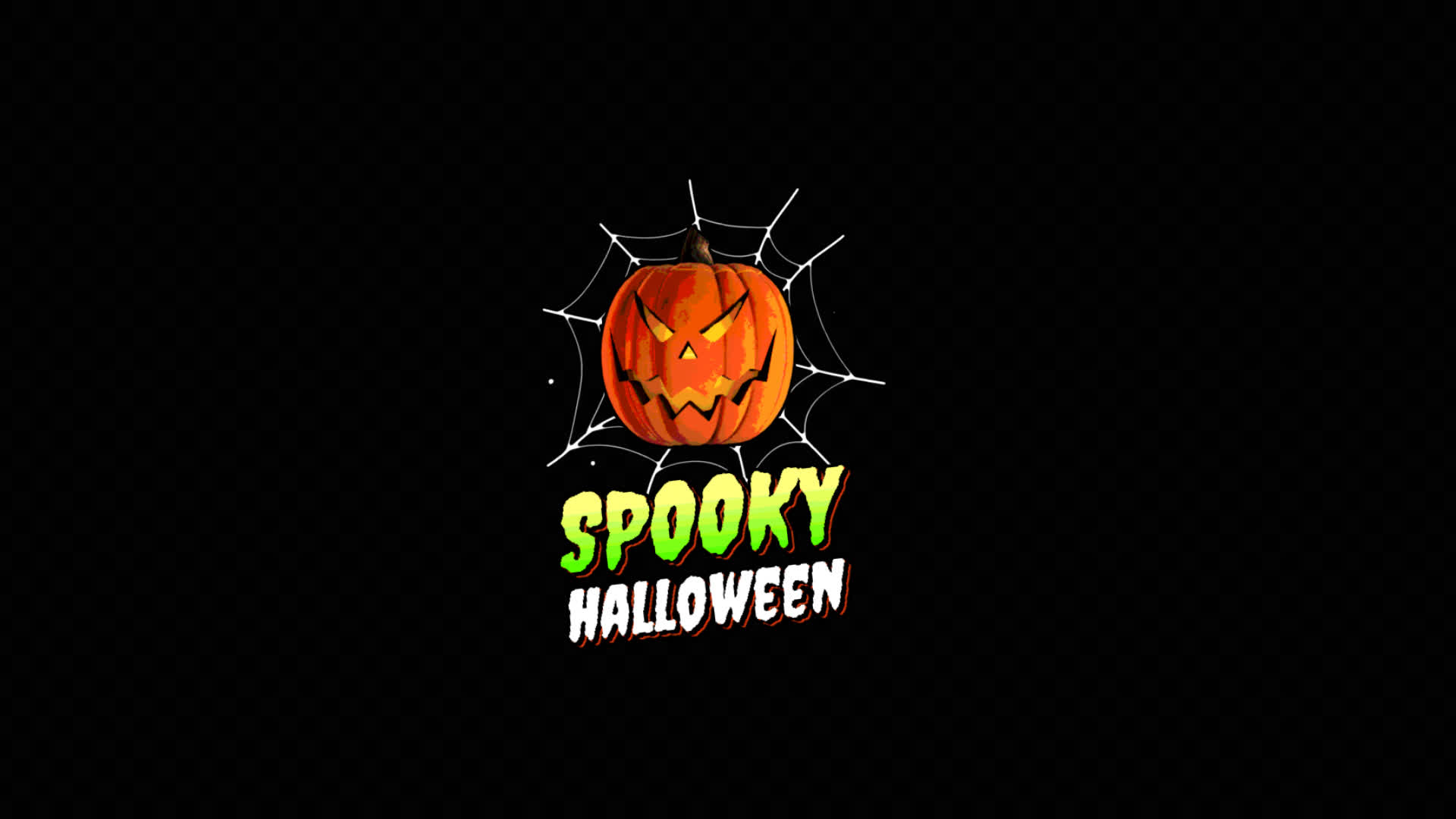 Spooky Halloween Title on Alpha
