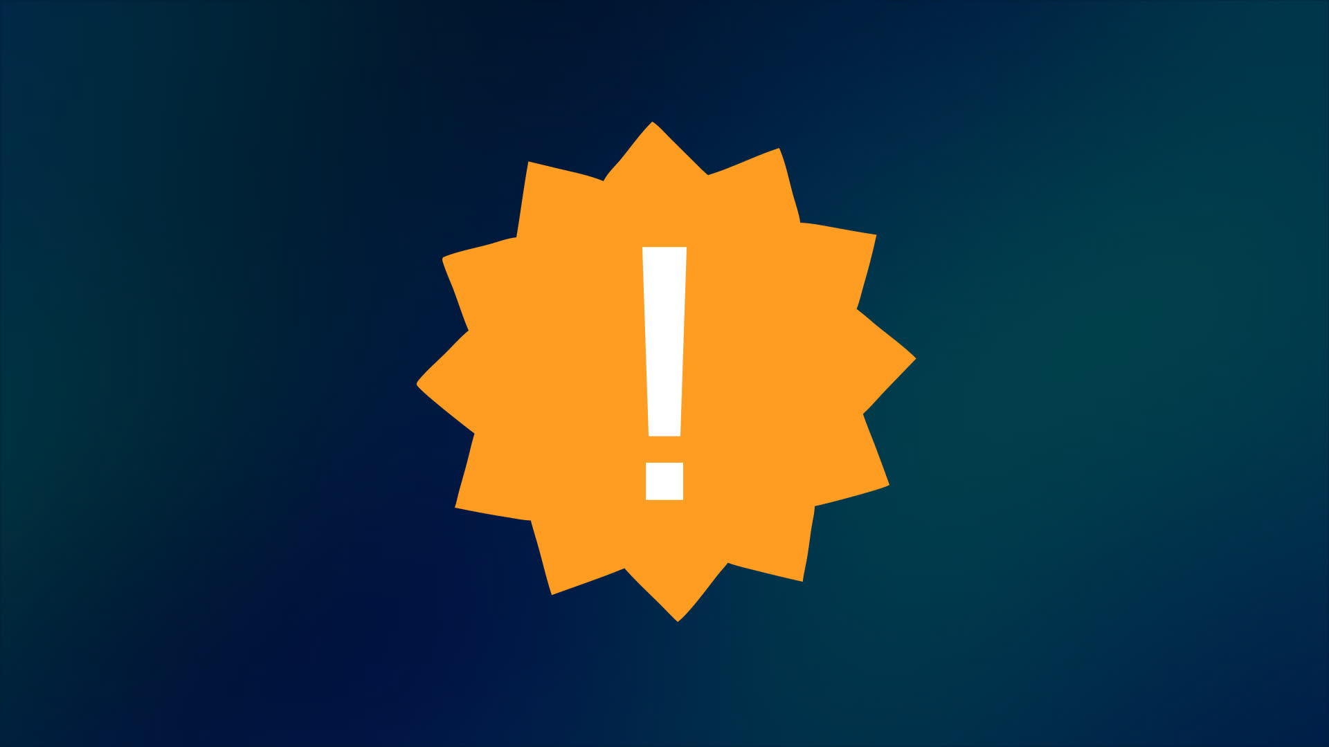 Starburst Exclamation Badge