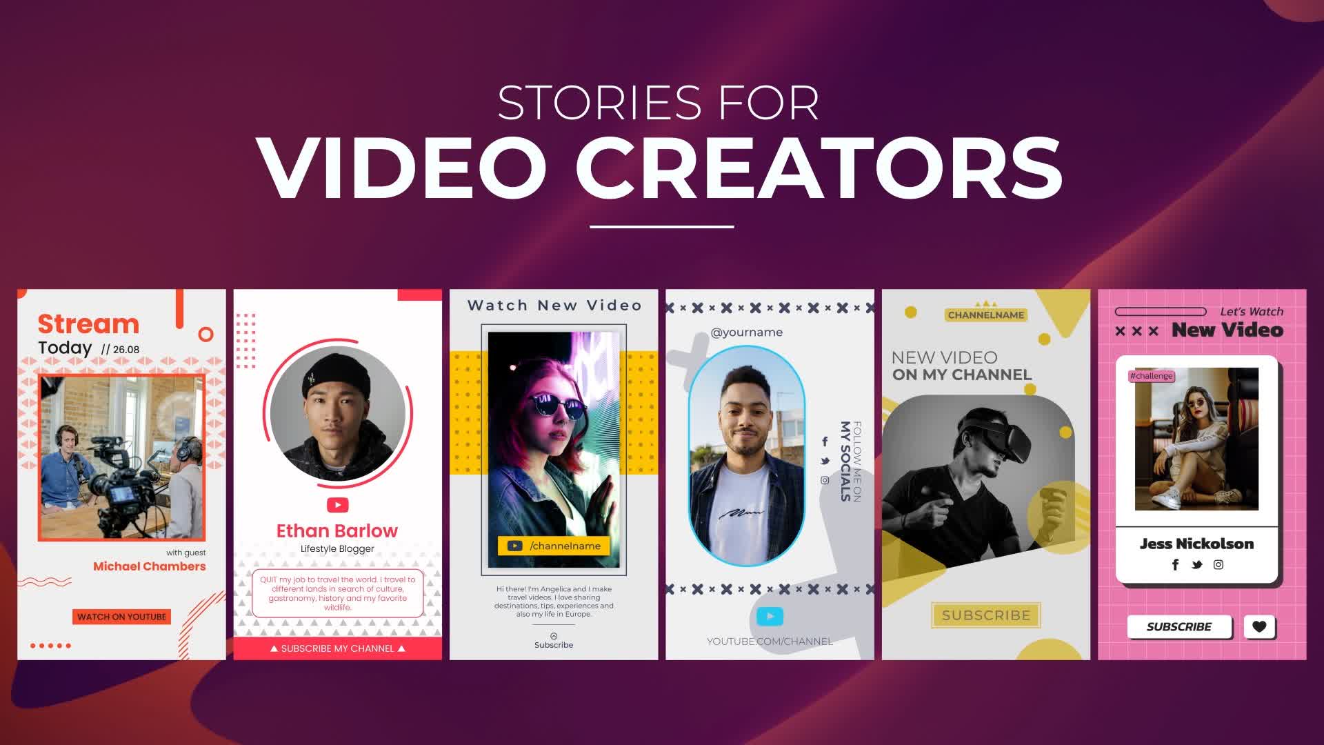 Stories for Video Creators