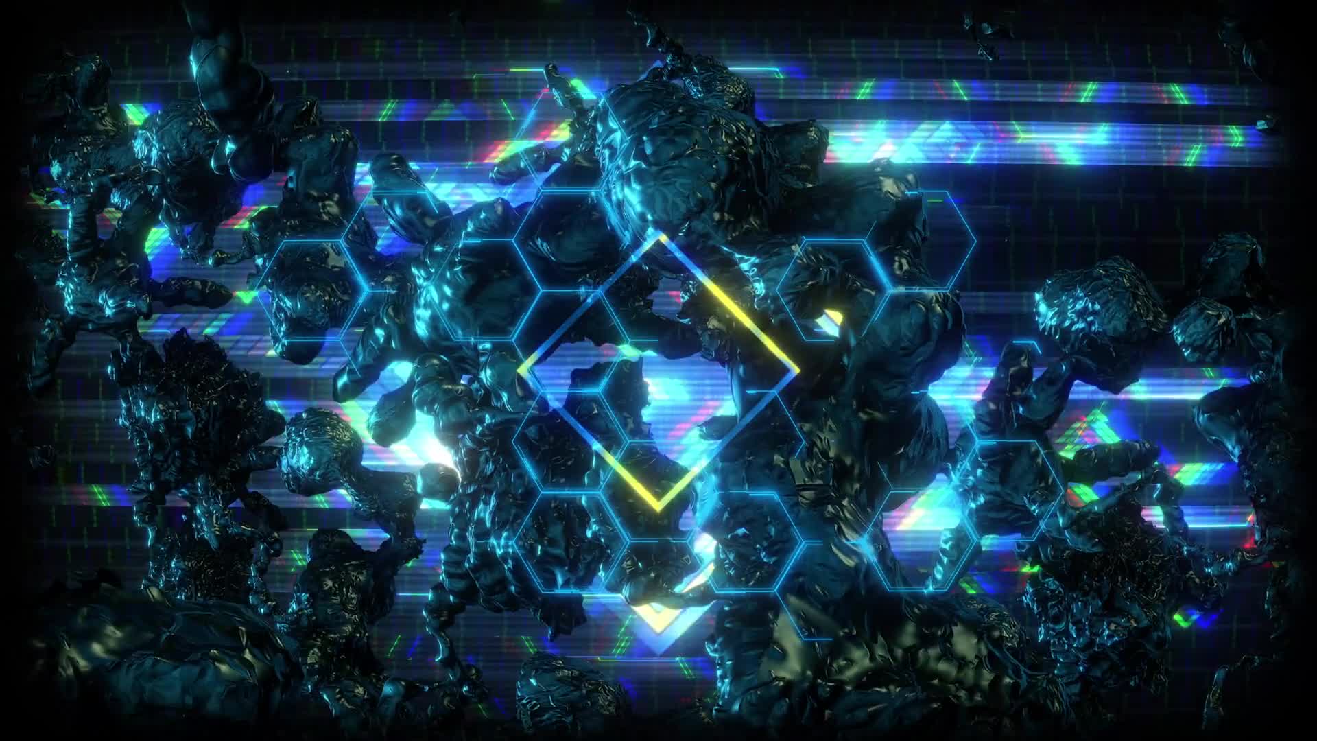 Strange Biology With Tech Data Overlays