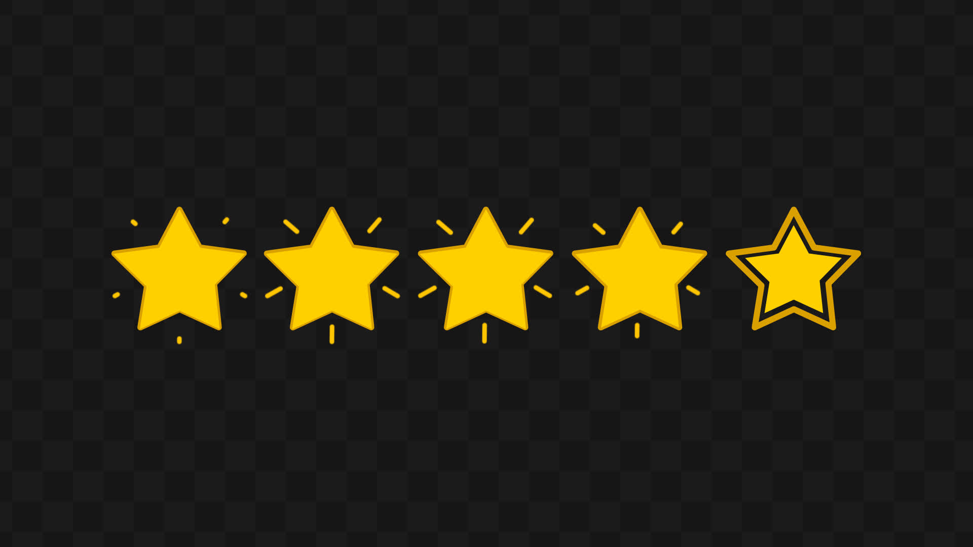 Stroke And Burst Rating Stars