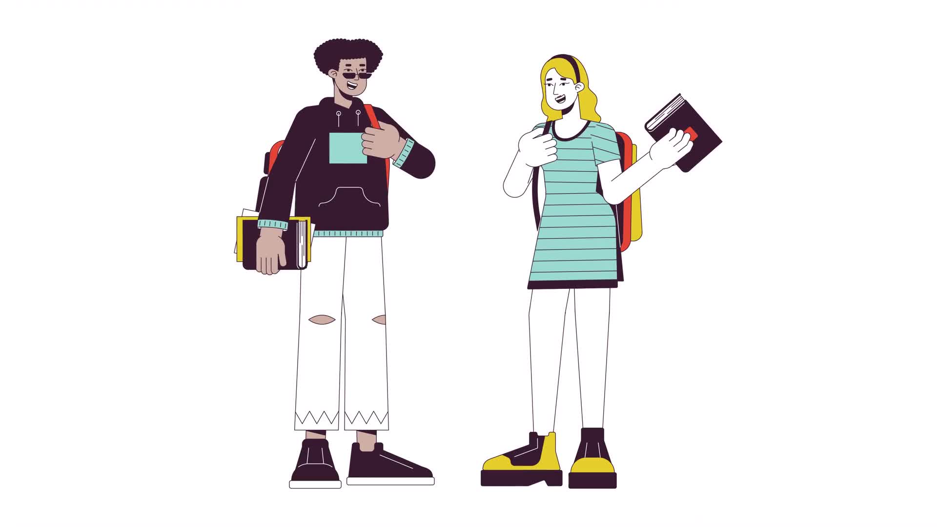 Students Chatting On Alpha