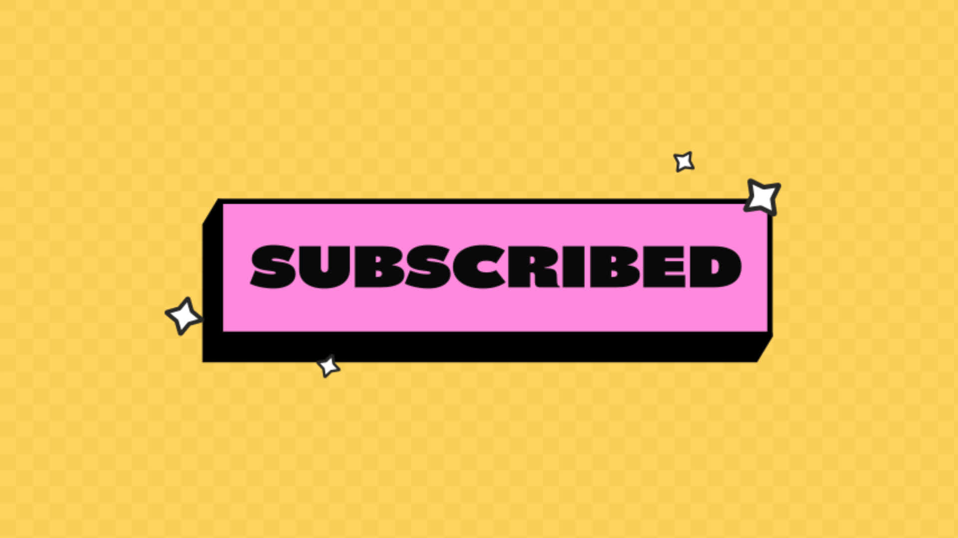 Cartoon Subscribe Button