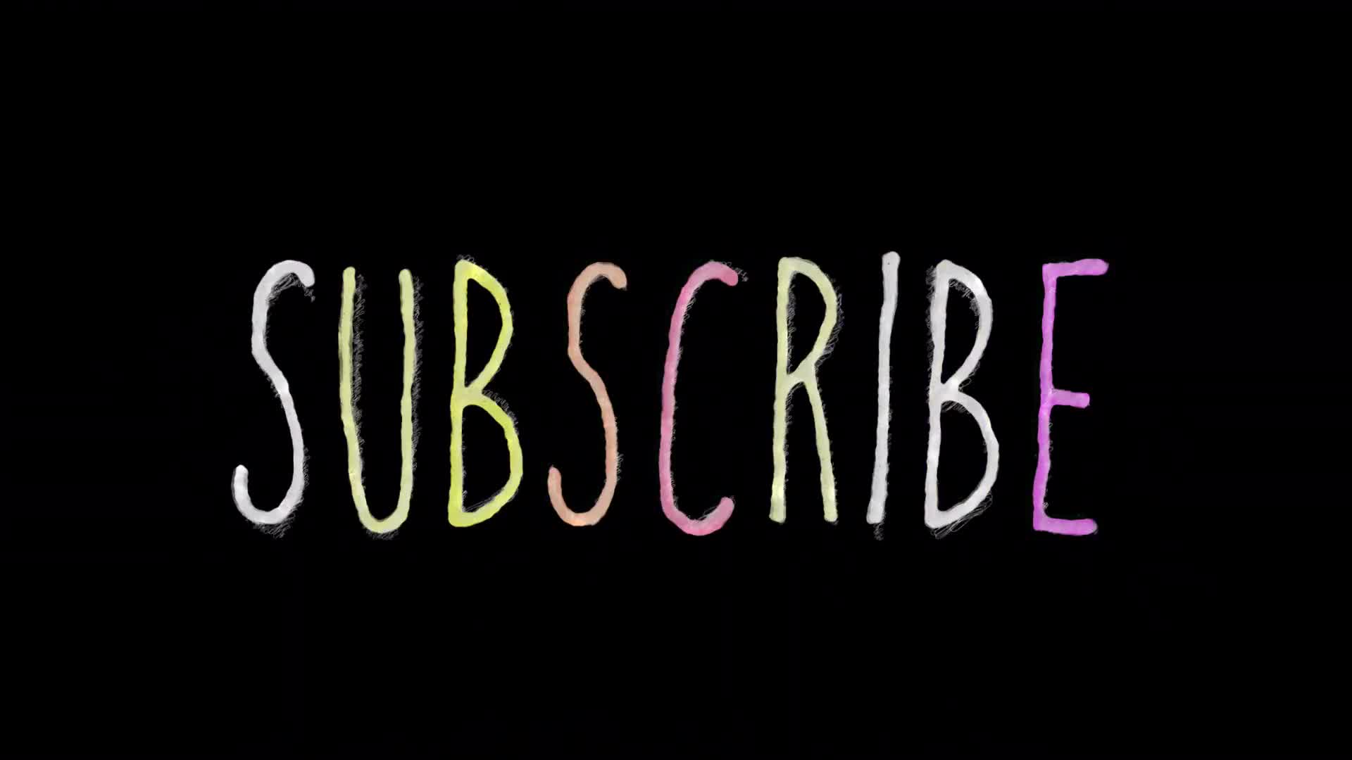 Subscribe Cartoon Title on Alpha