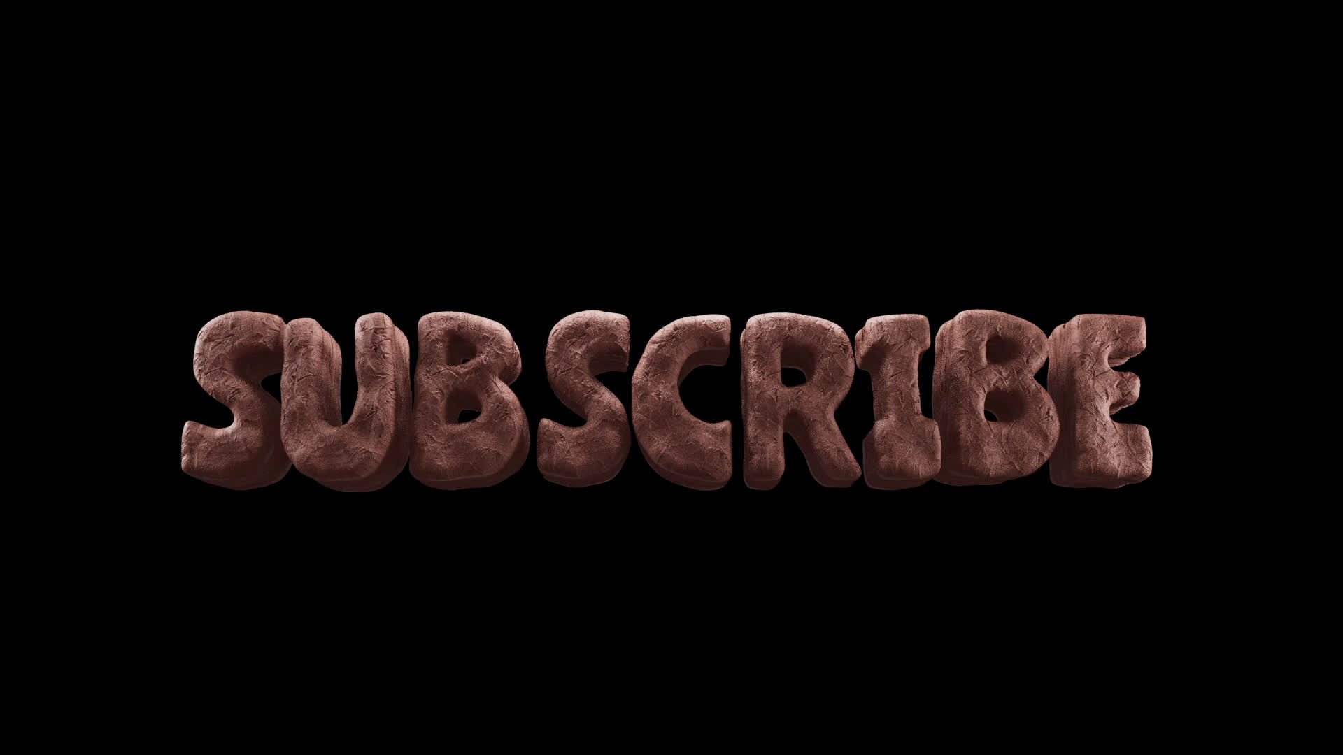 Subscribe Clay 3D Title on Alpha