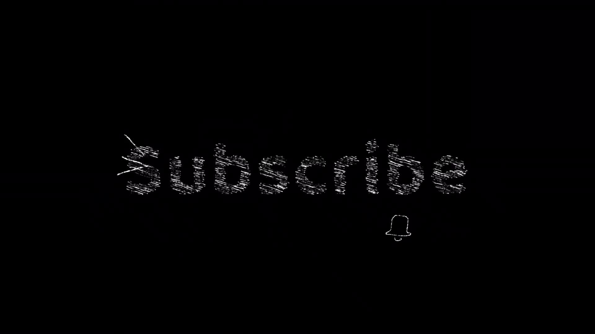 Subscribe Scribble Title on Alpha
