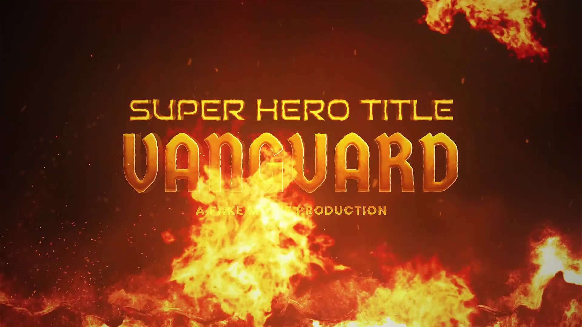 Super Hero Title Design
