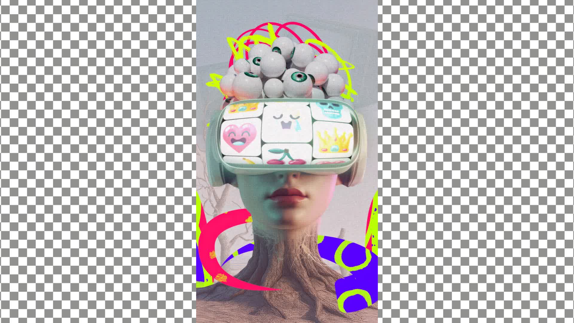Surreal VR Head Transition