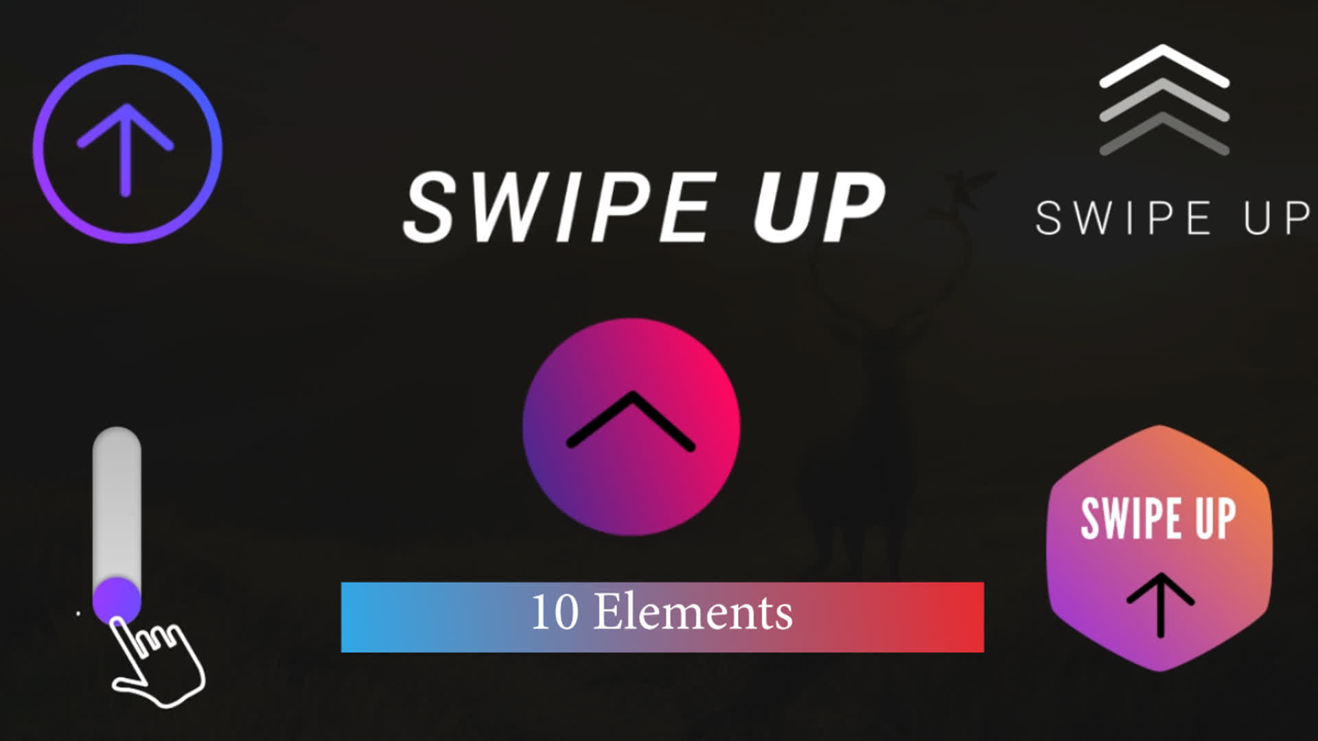 Swipe Up Elements Pack