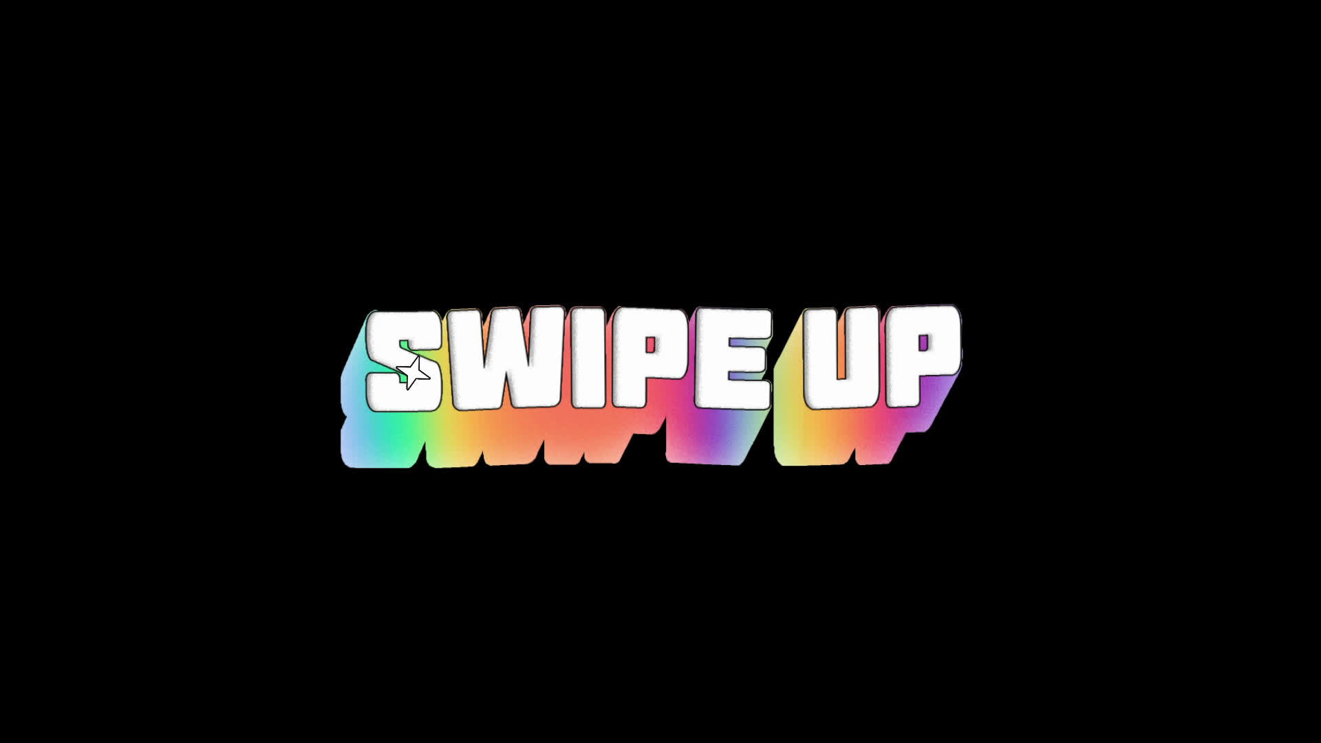 Swipe Up Fun Title on Alpha