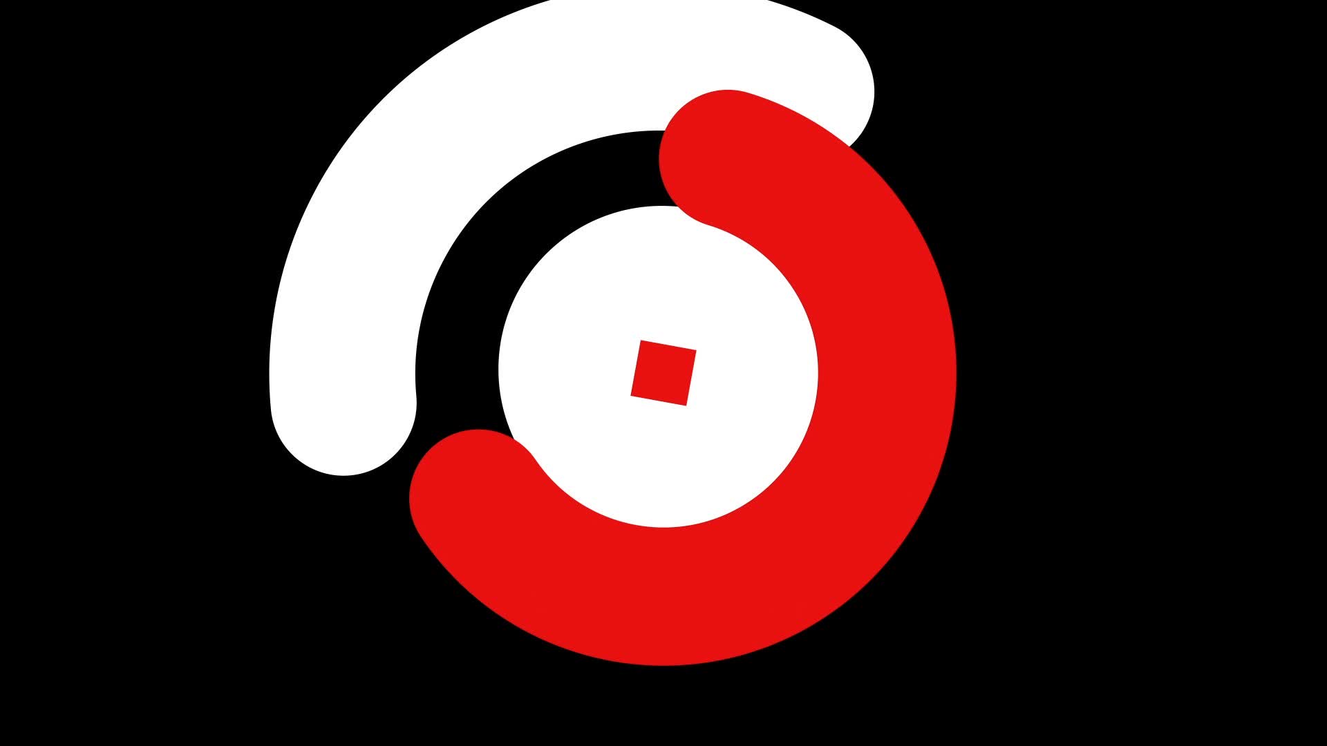 Swirling Circles Animation Subscriber Count Reveal