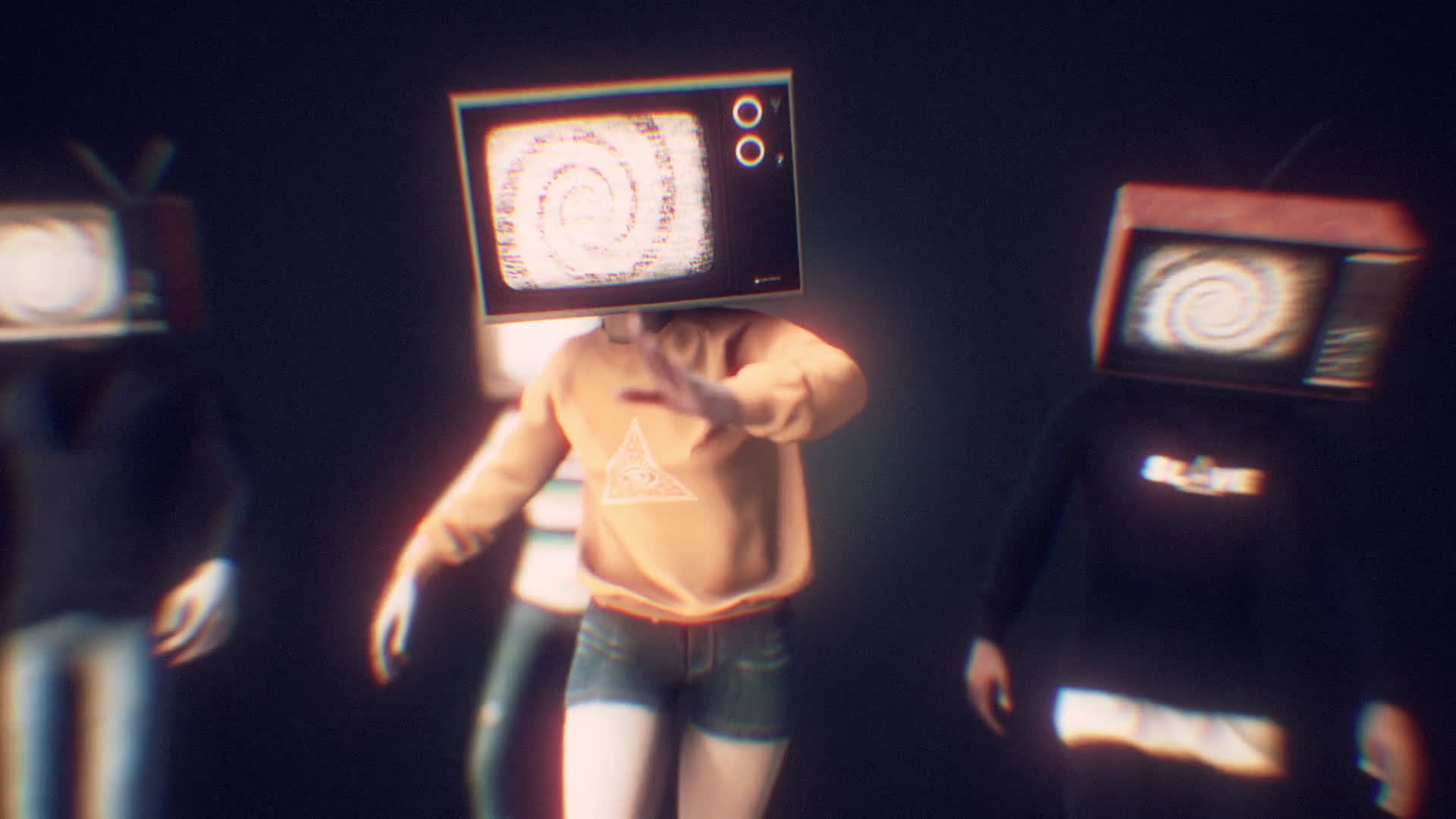 TV Head Zombies In Color