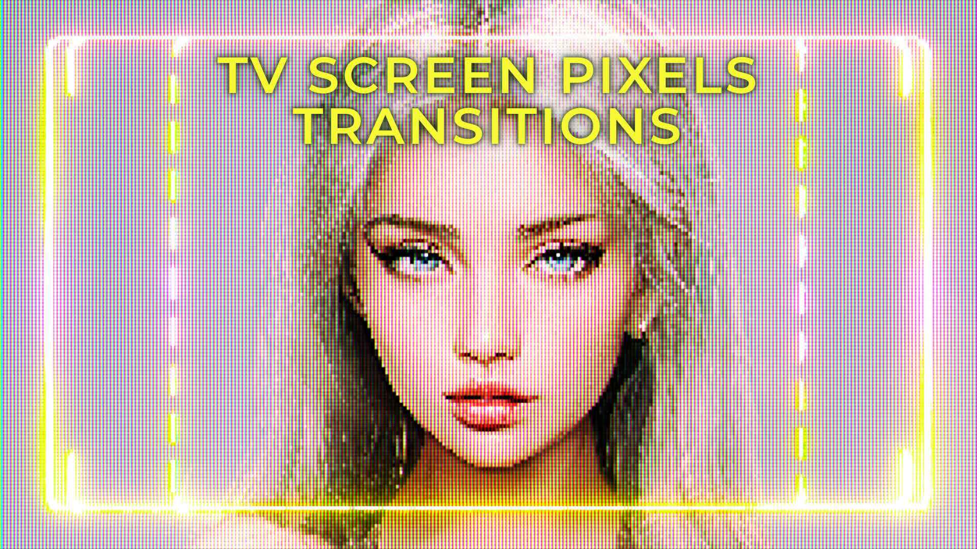 TV Screen Pixels Transitions