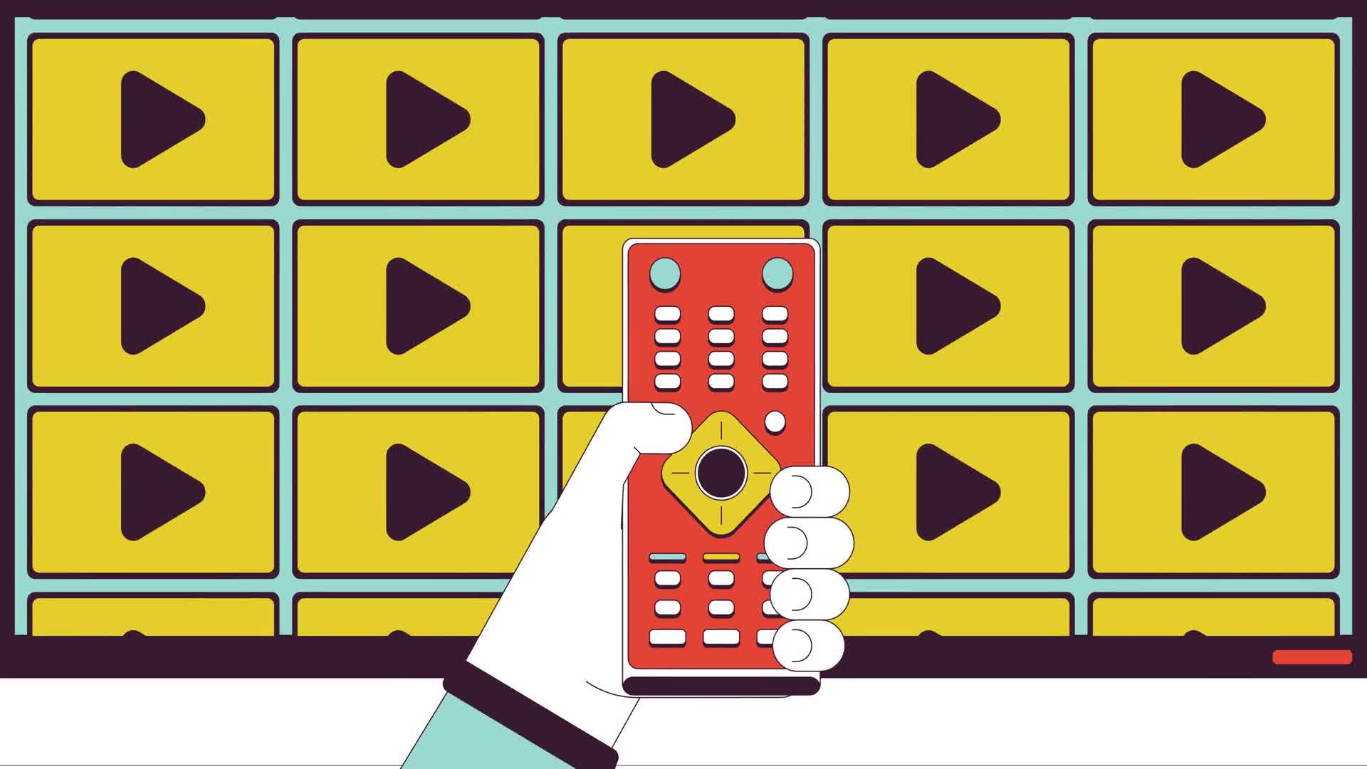 TV Streaming Services Background