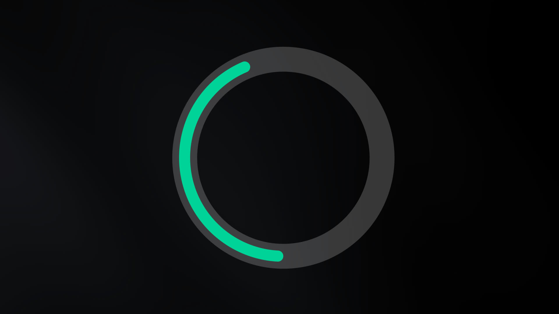 Teal Accent Circular Progress Loading Animation