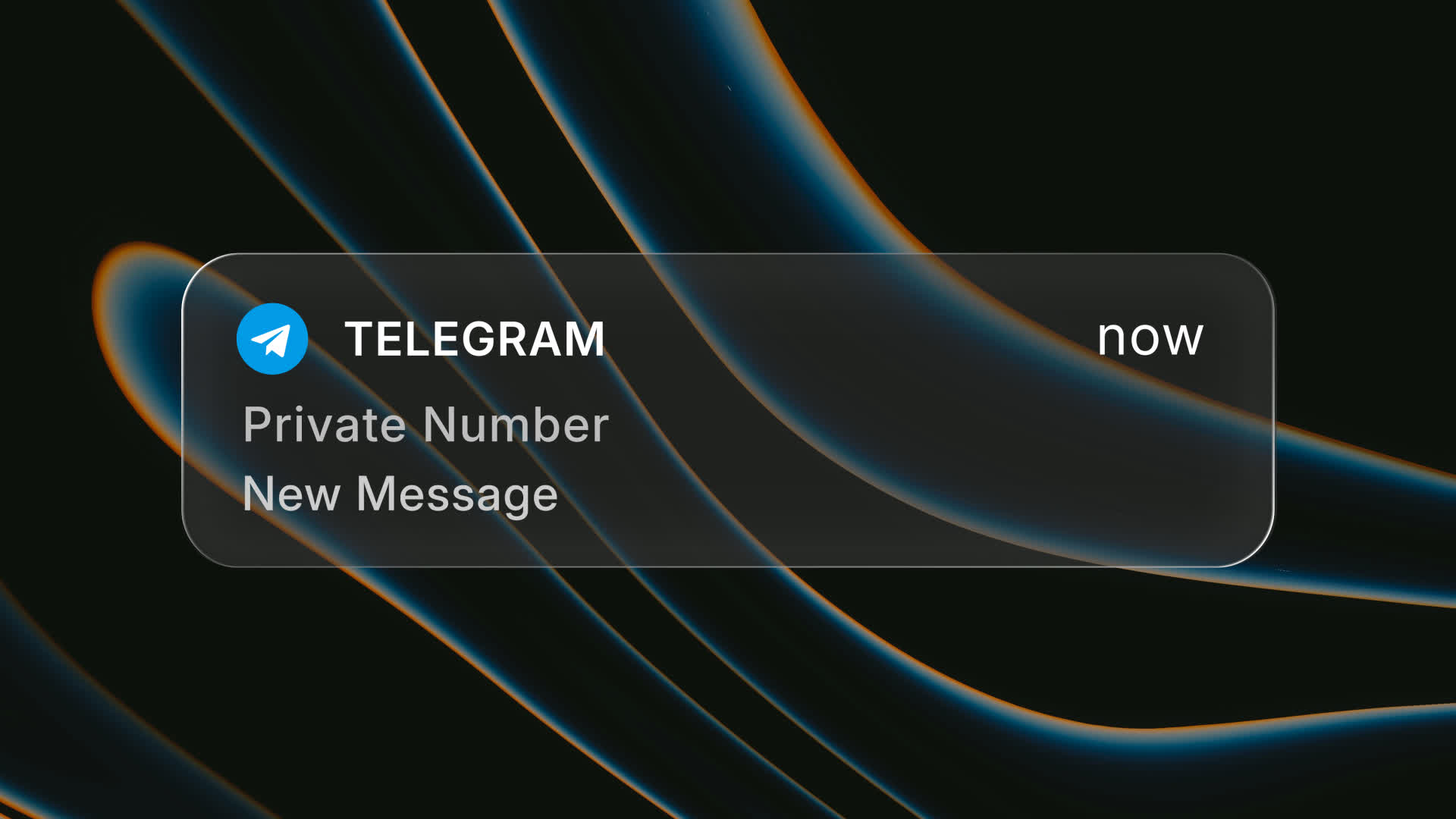 Telegram Notification Popup UI