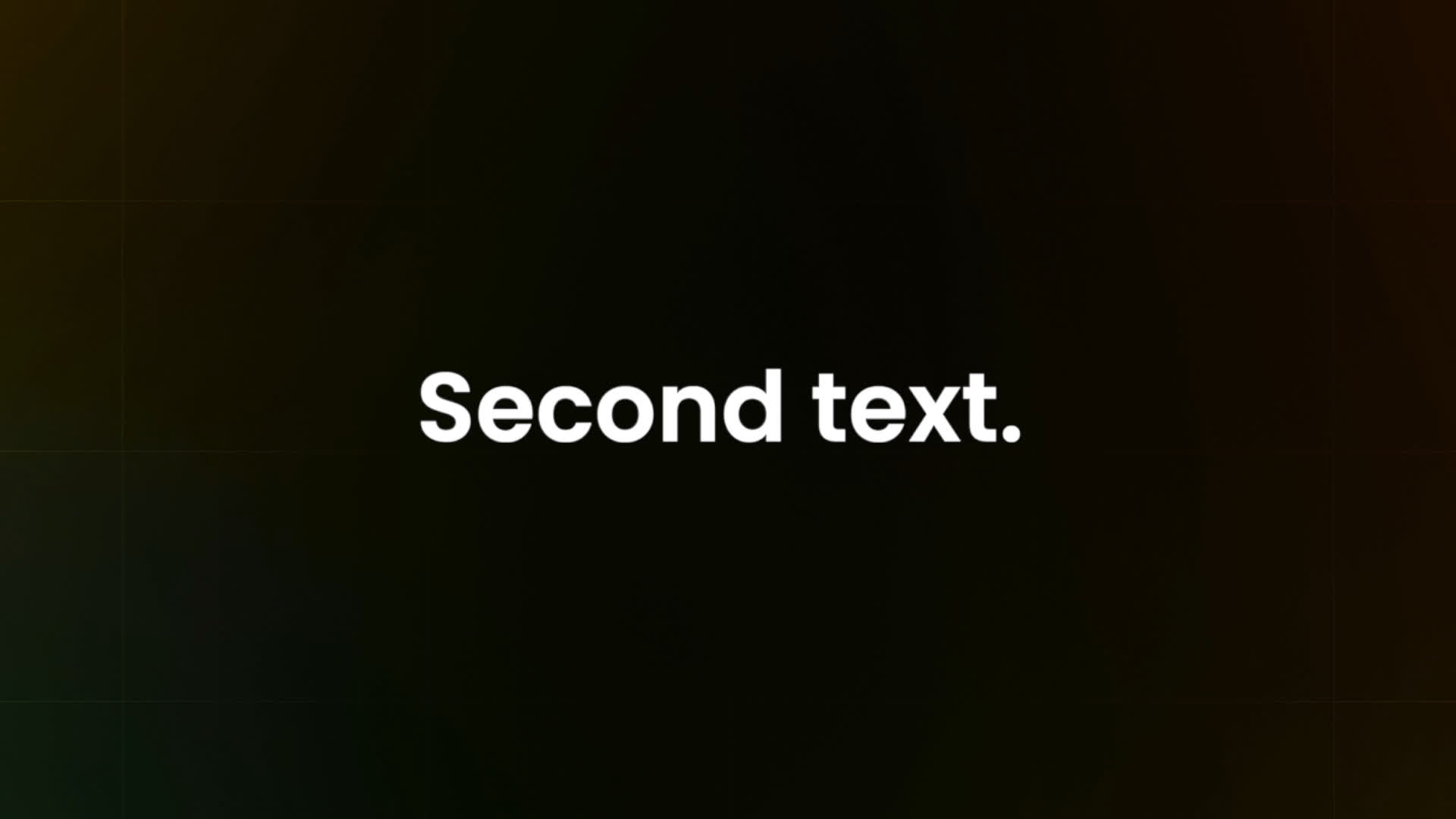 Text Preset - Cinematic Cut