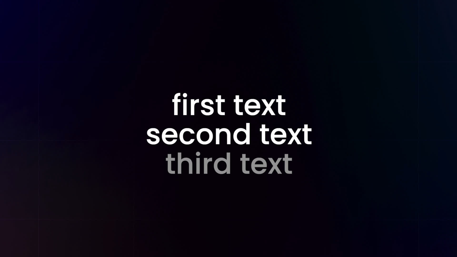 Text Preset - MultiLine Reveal