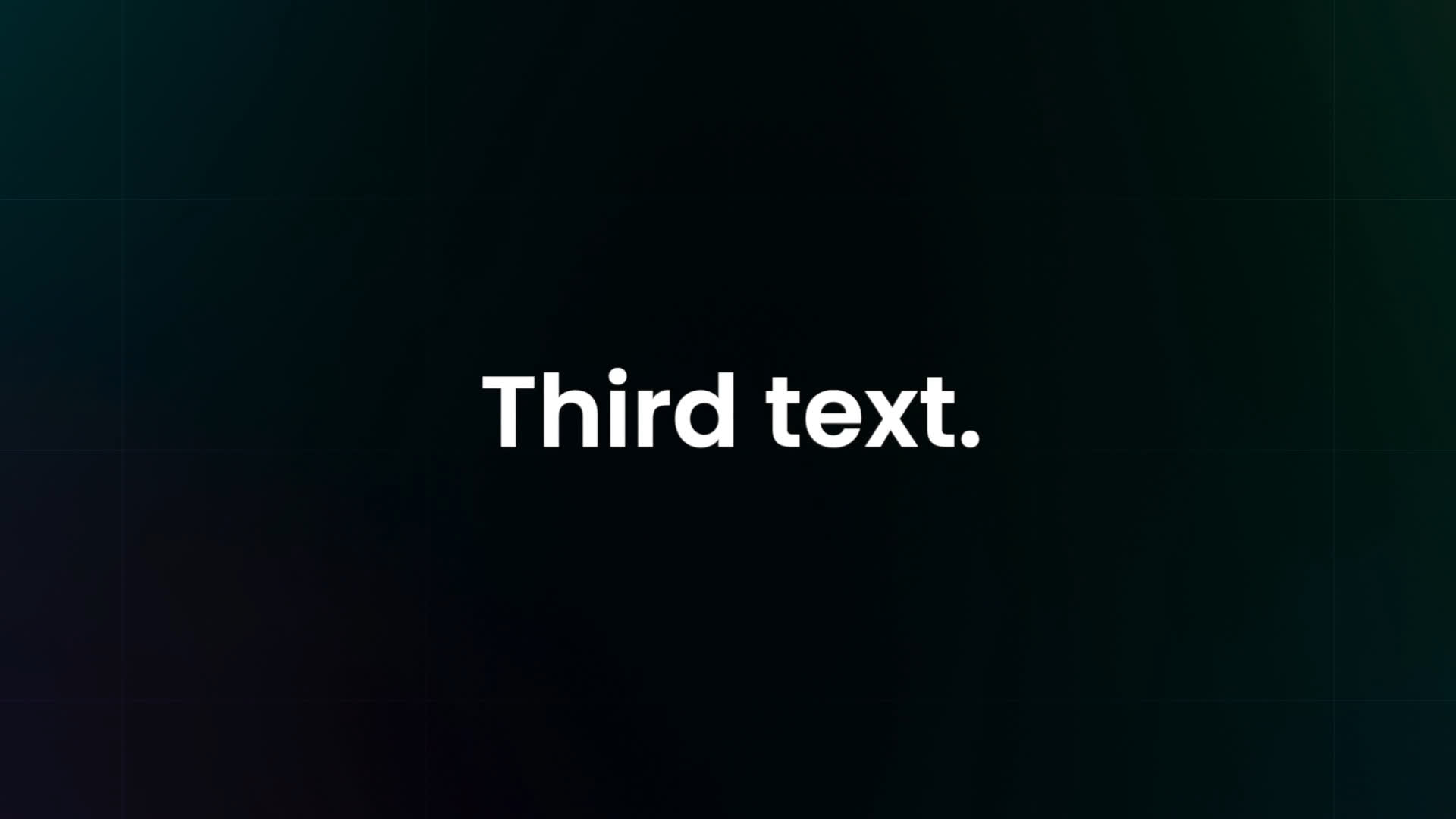 Text Preset - Words MatchCut