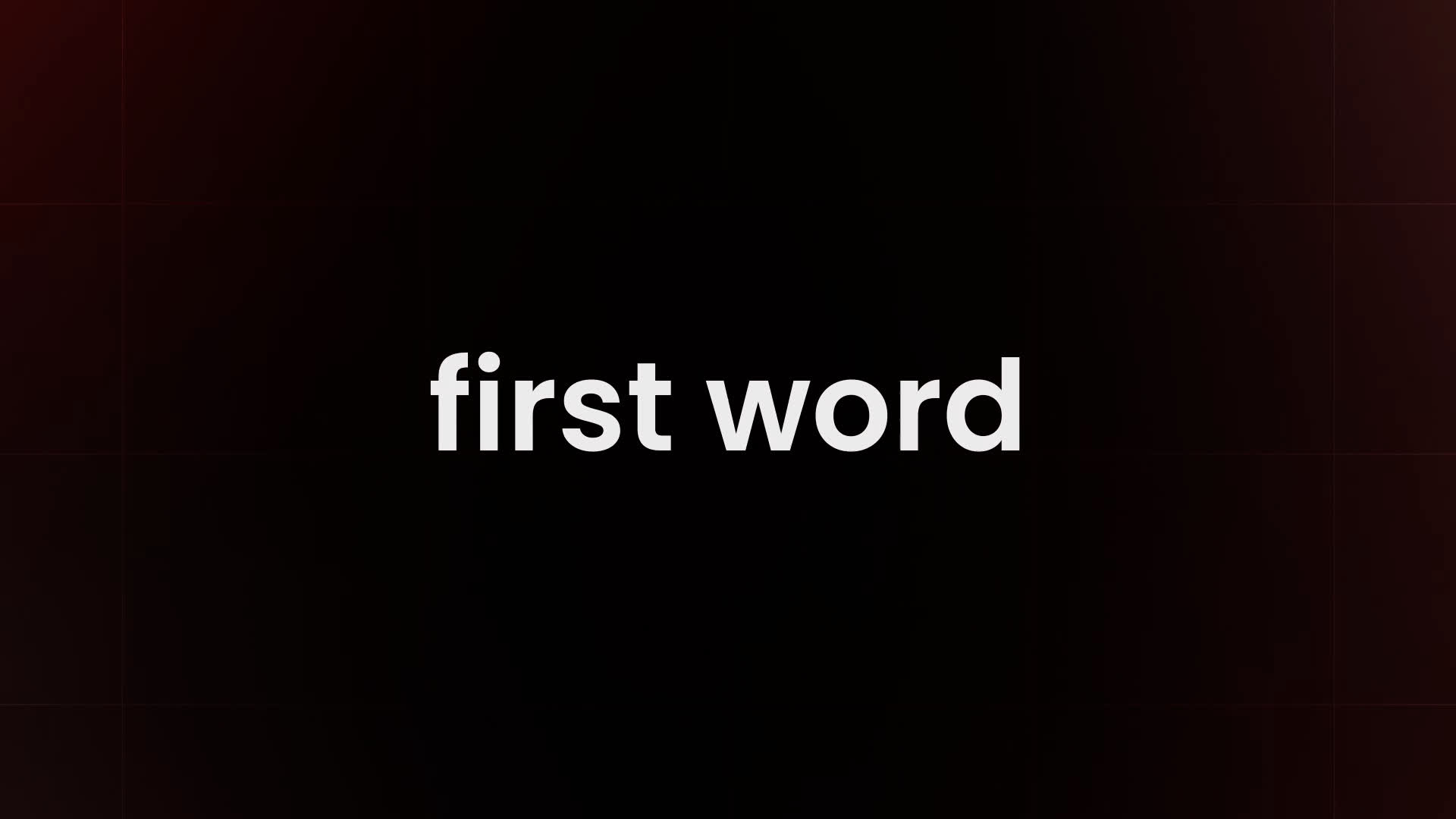 Text Preset - Words Stomp