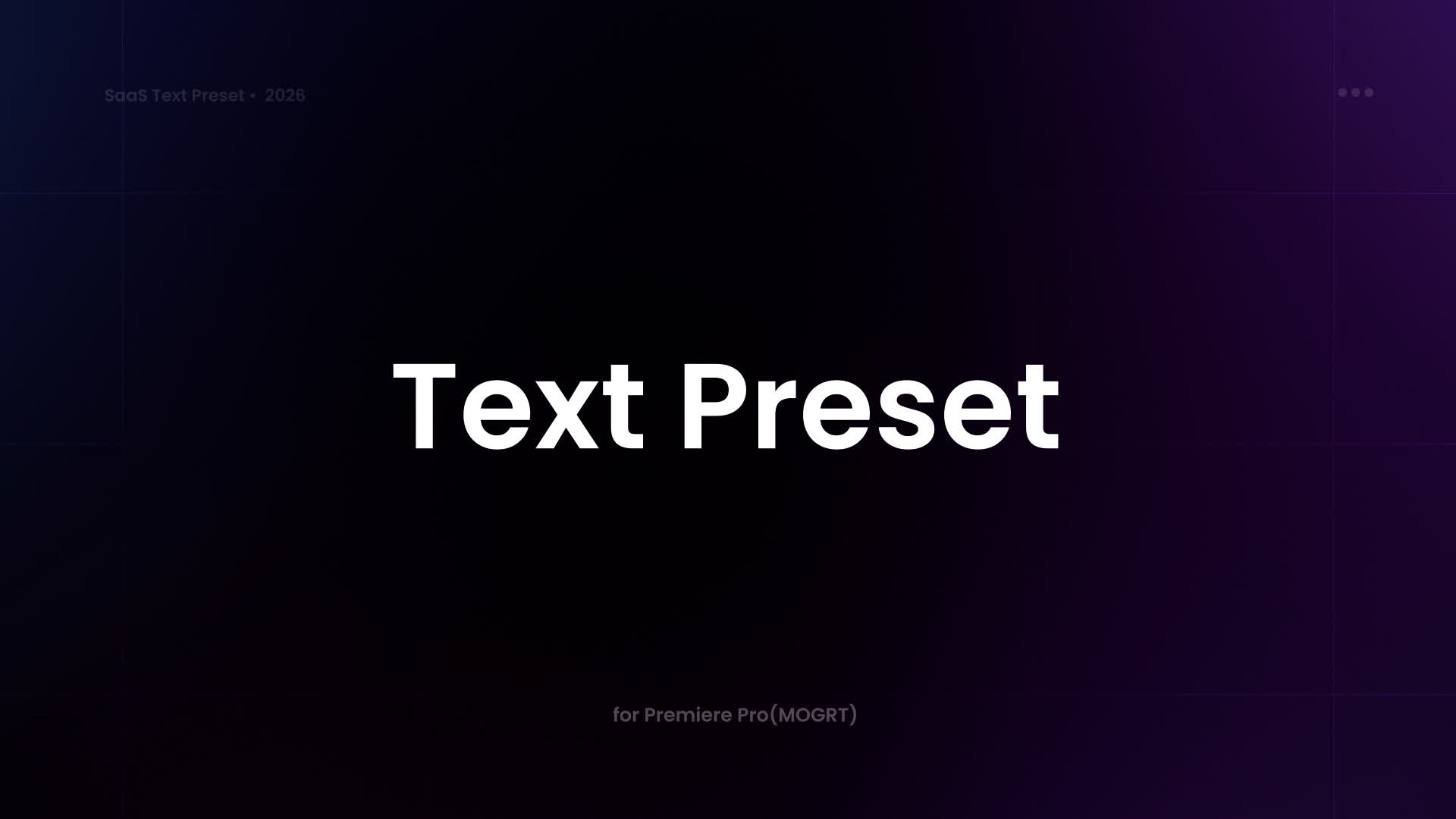 Text Preset - Words Stomp