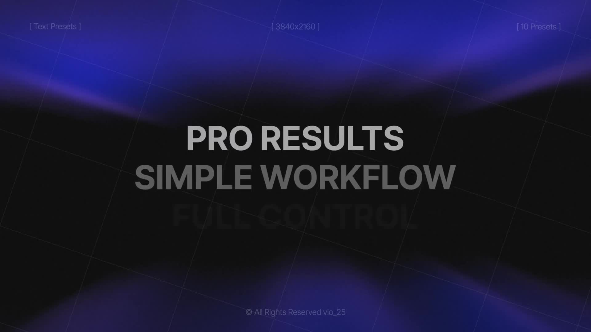 Minimal Simple Text Preset