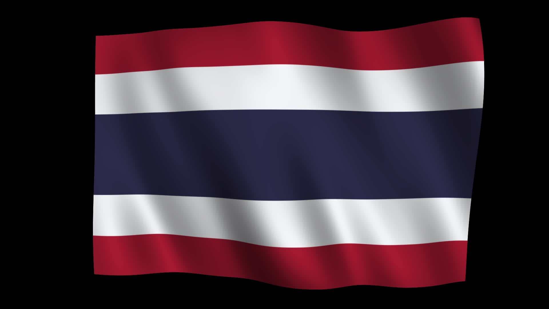 Thailand Flag Smooth Waving