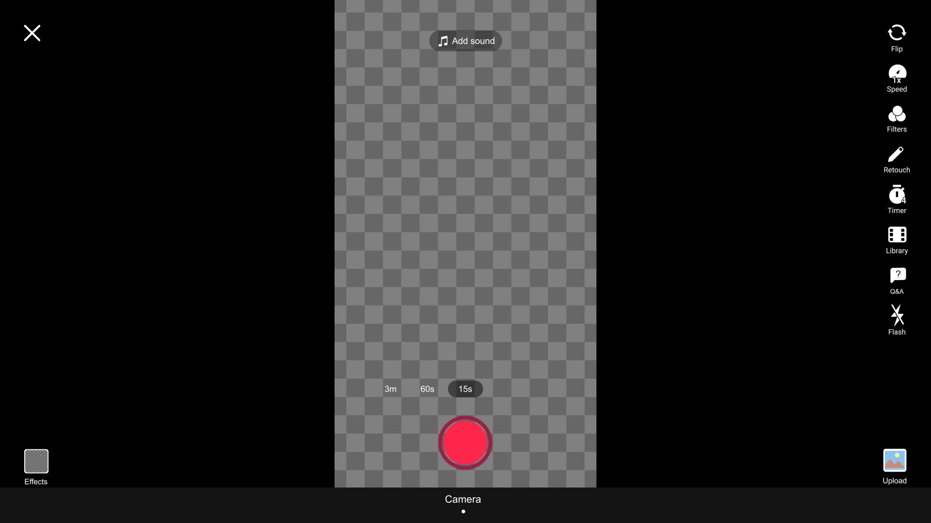 TikTok Recording Video Screen